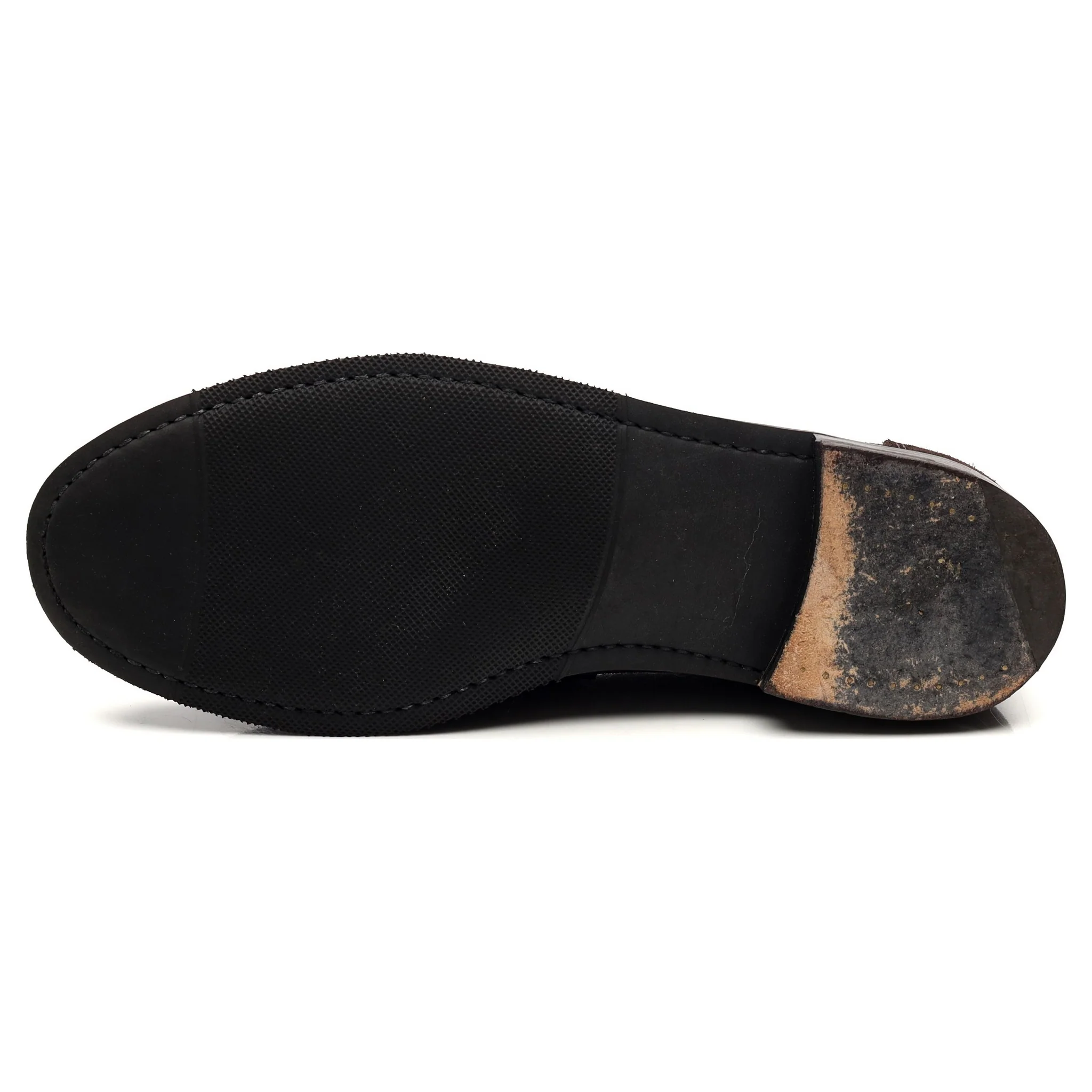 'Dover D' Dark Brown Suede Loafers UK 8 F - Image 10