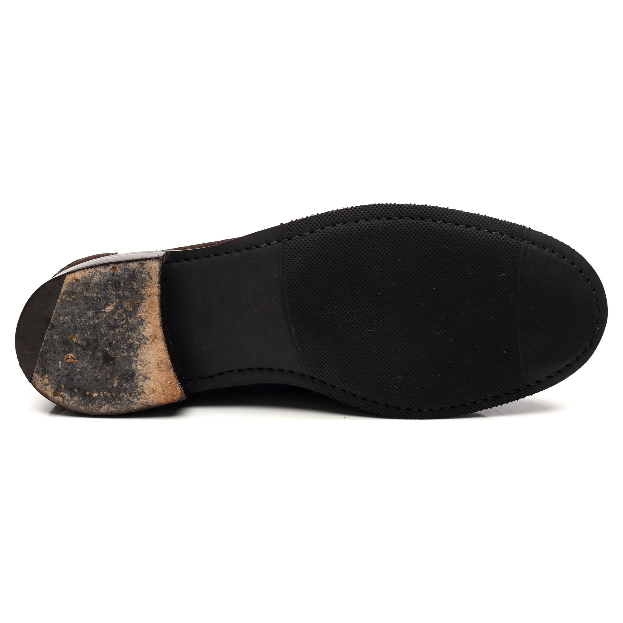 'Dover D' Dark Brown Suede Loafers UK 8 F - Image 11