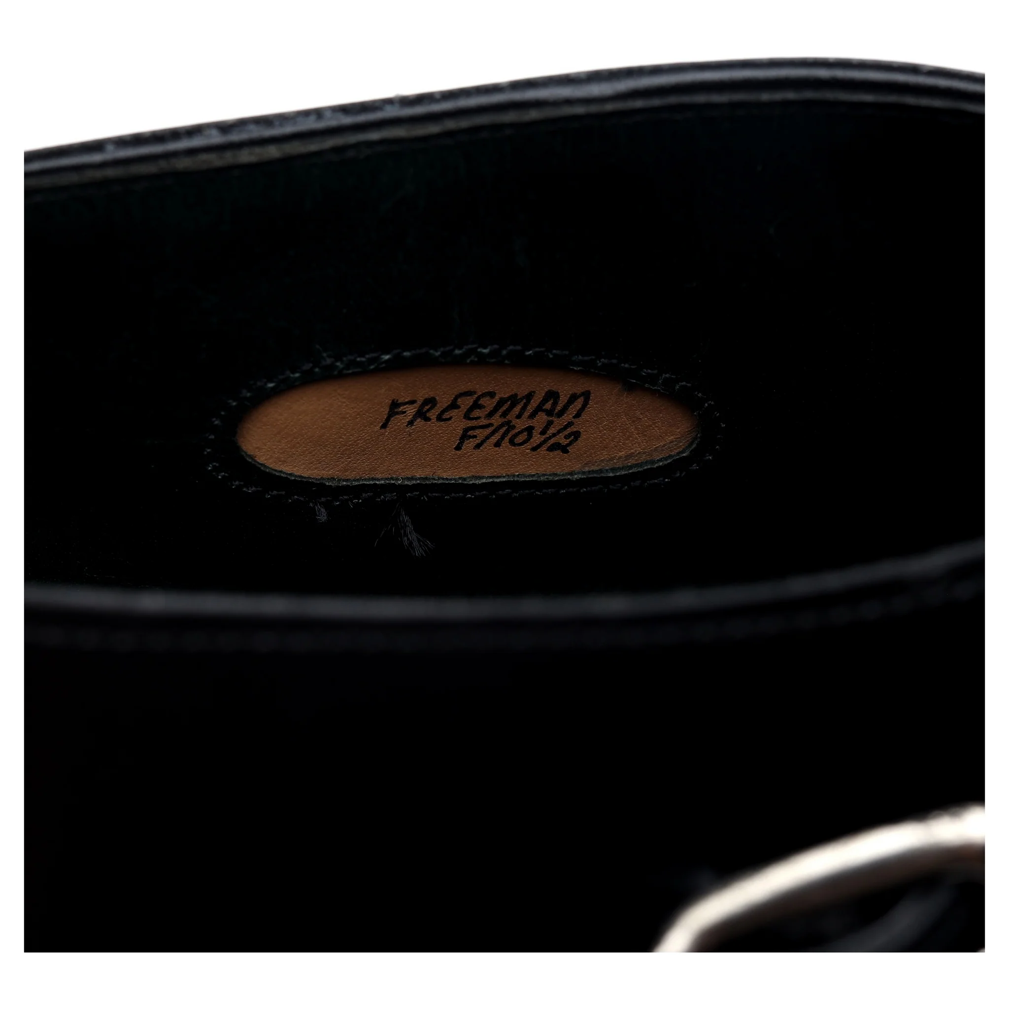 'Freeman' Black Leather Double Monk Strap Boots UK 10.5 F - Image 13