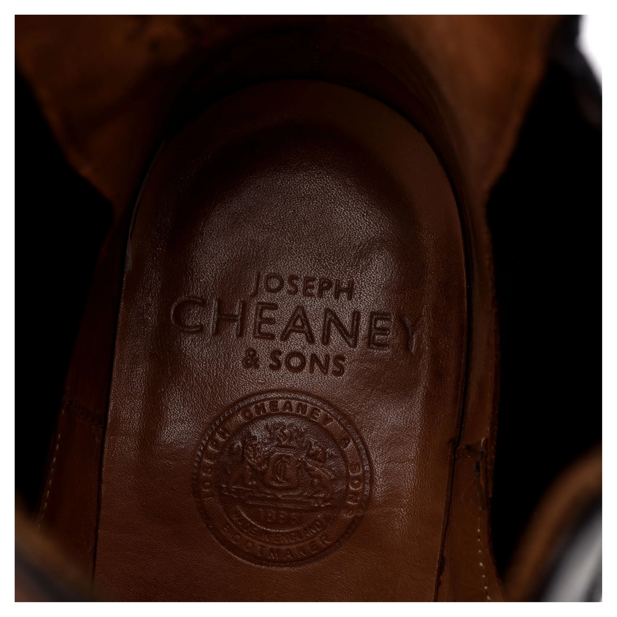 'Godfrey' Black Leather Chelsea Boots UK 9.5 F - Image 12