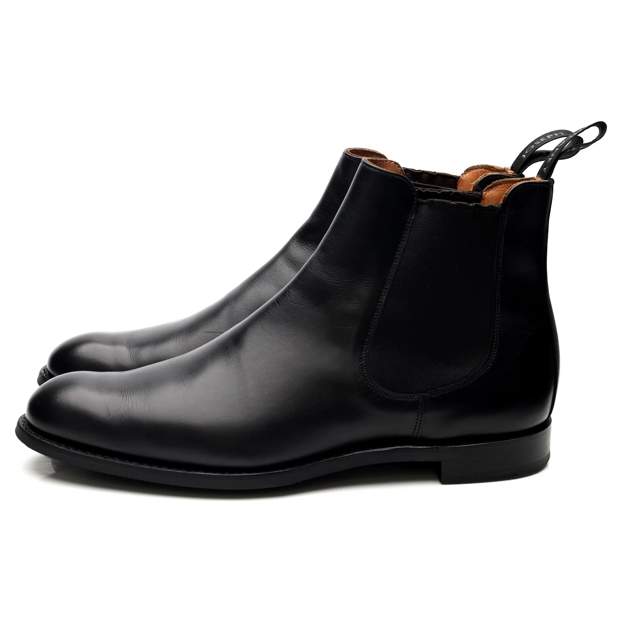 'Godfrey' Black Leather Chelsea Boots UK 9.5 F - Image 2