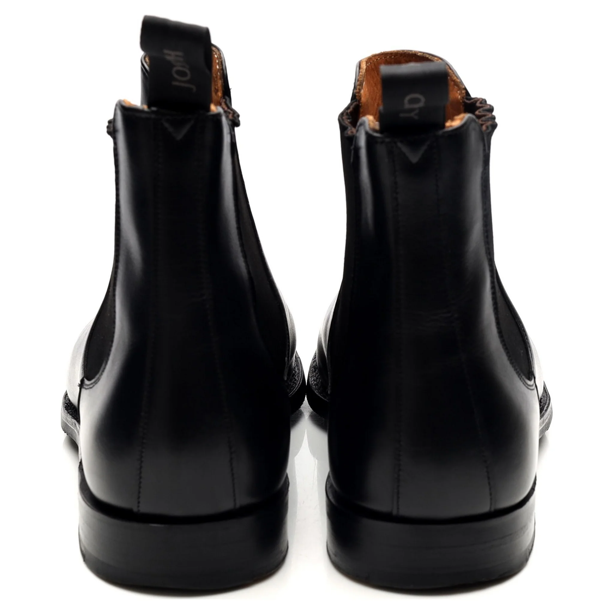 'Godfrey' Black Leather Chelsea Boots UK 9.5 F - Image 4