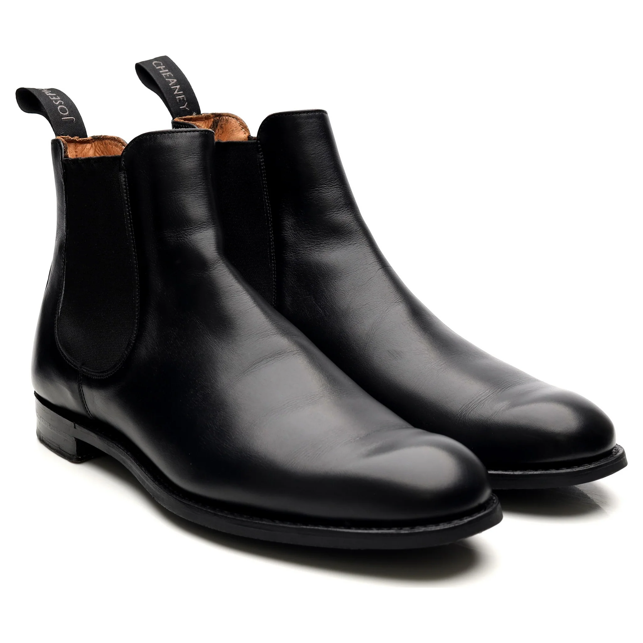 'Godfrey' Black Leather Chelsea Boots UK 9.5 F - Image 7