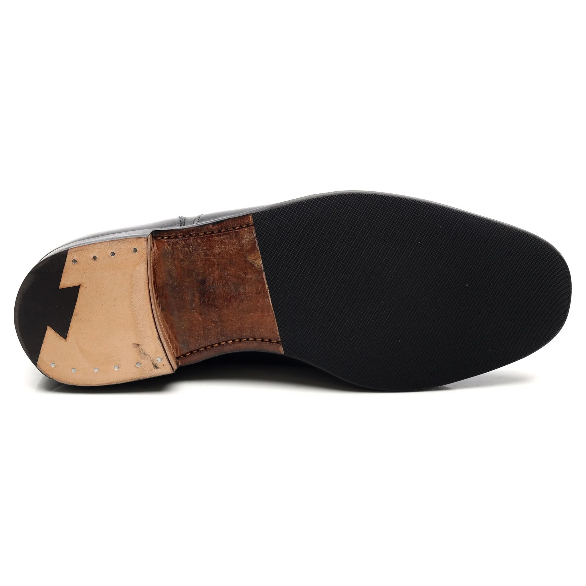 'Harrington' Black Leather Oxford UK 8 F - Image 11