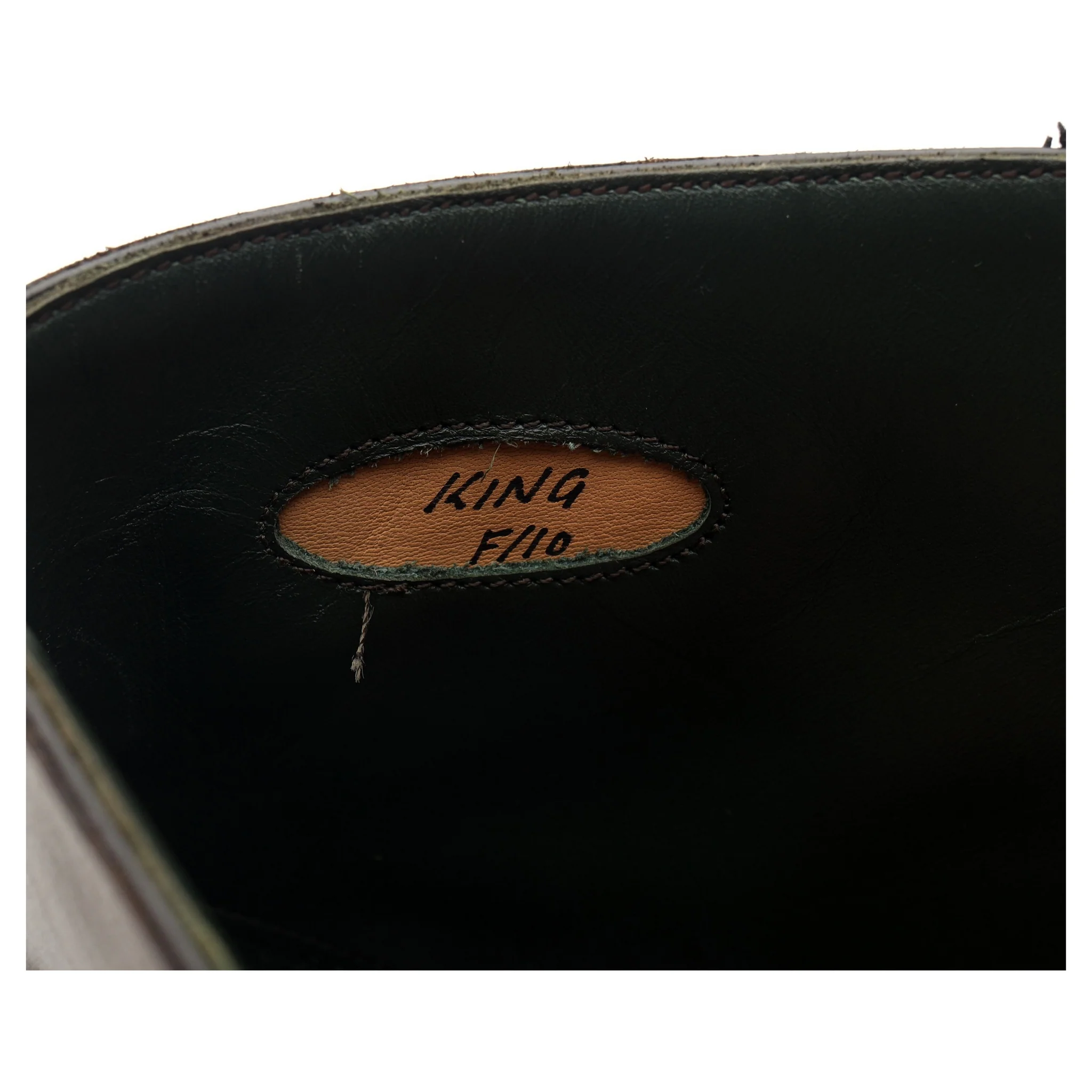 'King' Dark Brown Leather Boots UK 10 F - Image 13