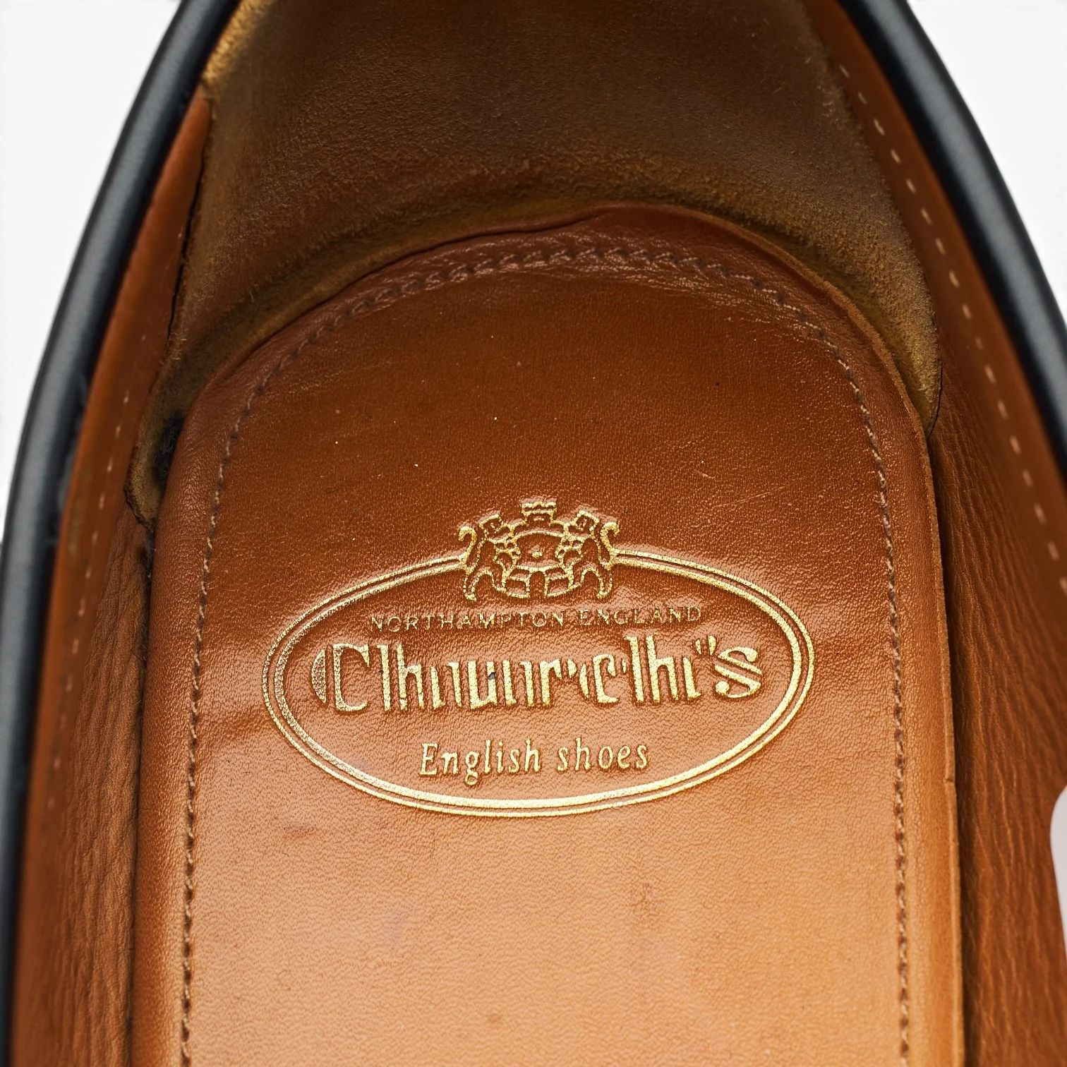 'Karl' Black Leather Loafers UK 7.5 - Image 6