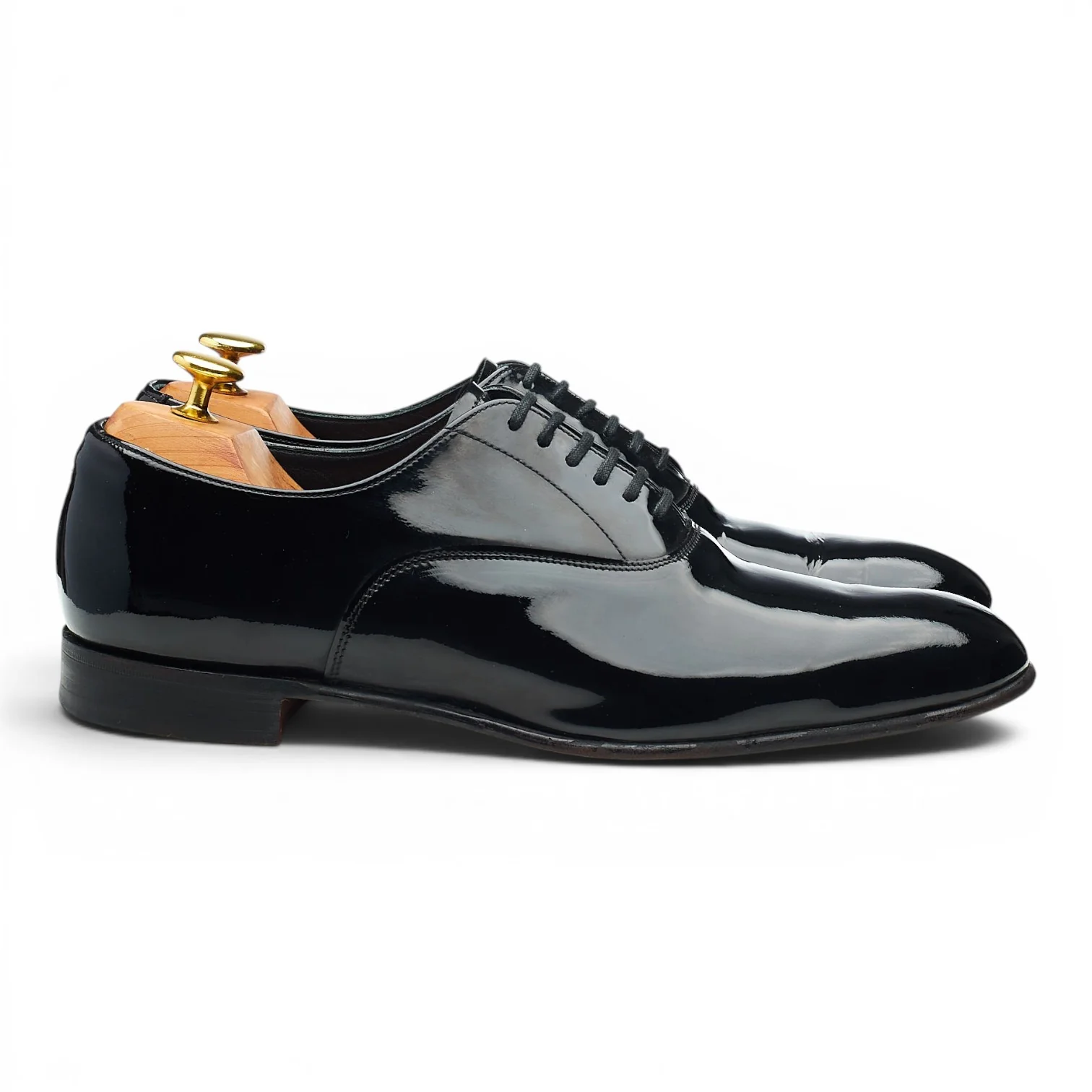 'Kelly' Black Patent Leather Oxford UK 8.5 F