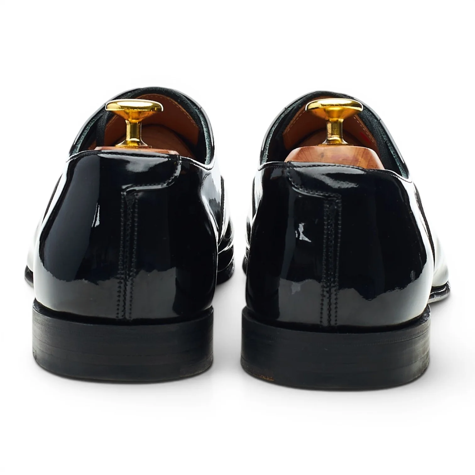 'Kelly' Black Patent Leather Oxford UK 8.5 F - Image 4