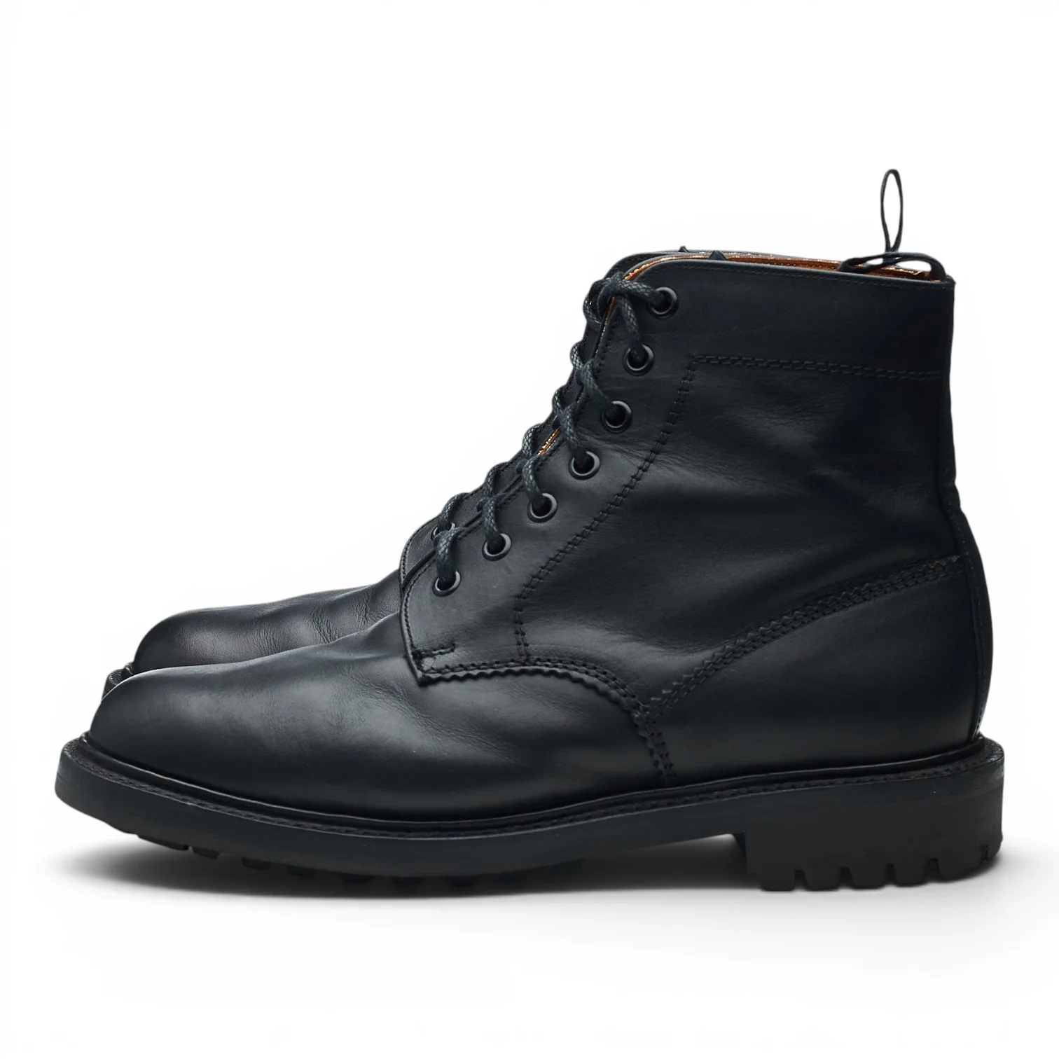 'Kelso' Black Leather Boots UK 7.5 F - Image 3