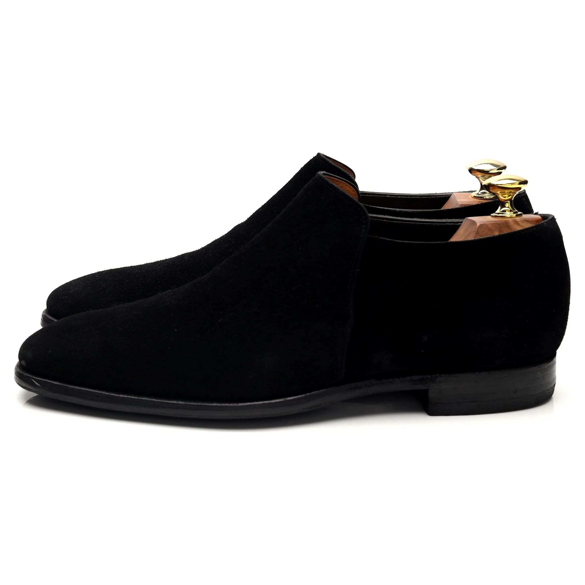 'Kempton' Black Suede Demi Boot UK 7 E - Image 3