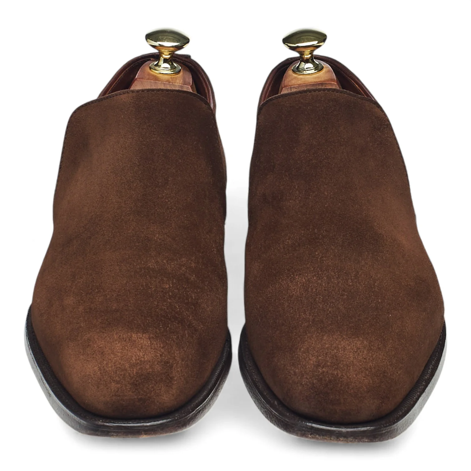 'Kempton' Dark Brown Suede Demi Boot UK 7 D - Image 2
