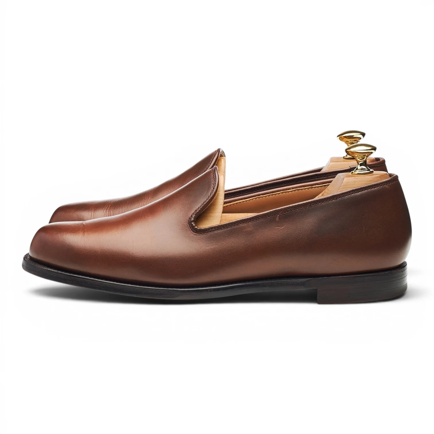 'Kensington 8' Dark Brown Leather Loafers UK 6.5 E - Image 3