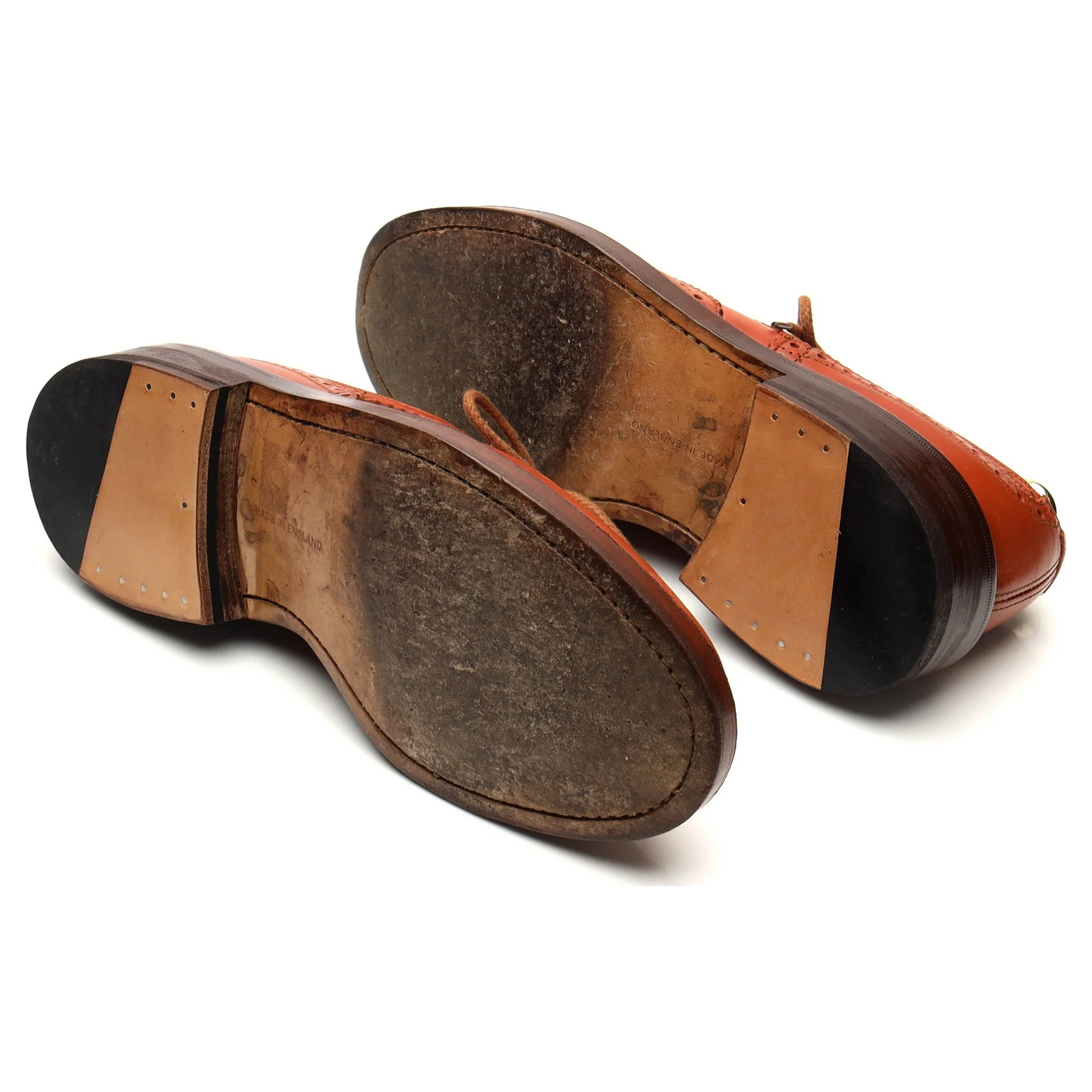 'Keswick' Tan Brown Leather Derby Brogue UK 6 - Image 5