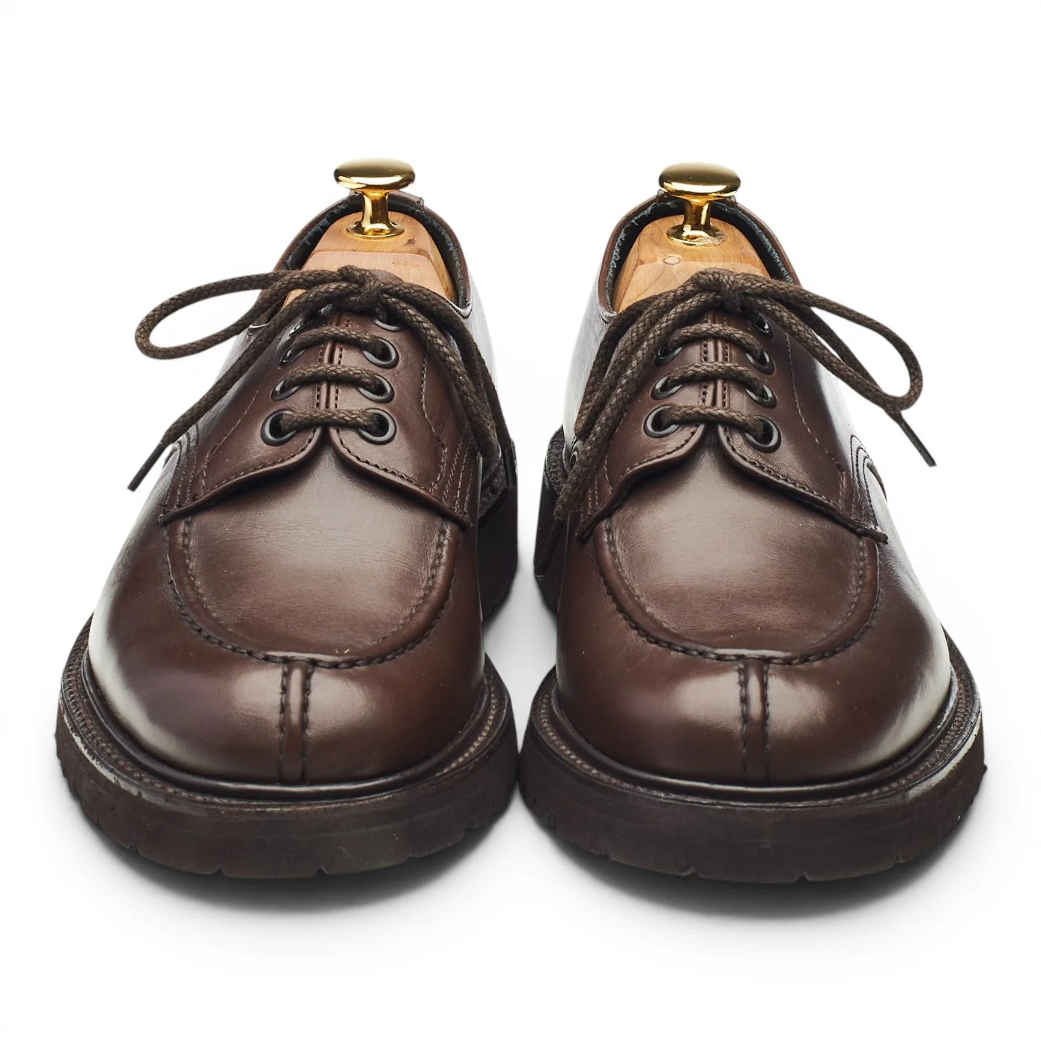 'Kilsby' Dark Brown Leather Split Toe Derby UK 6 - Image 2