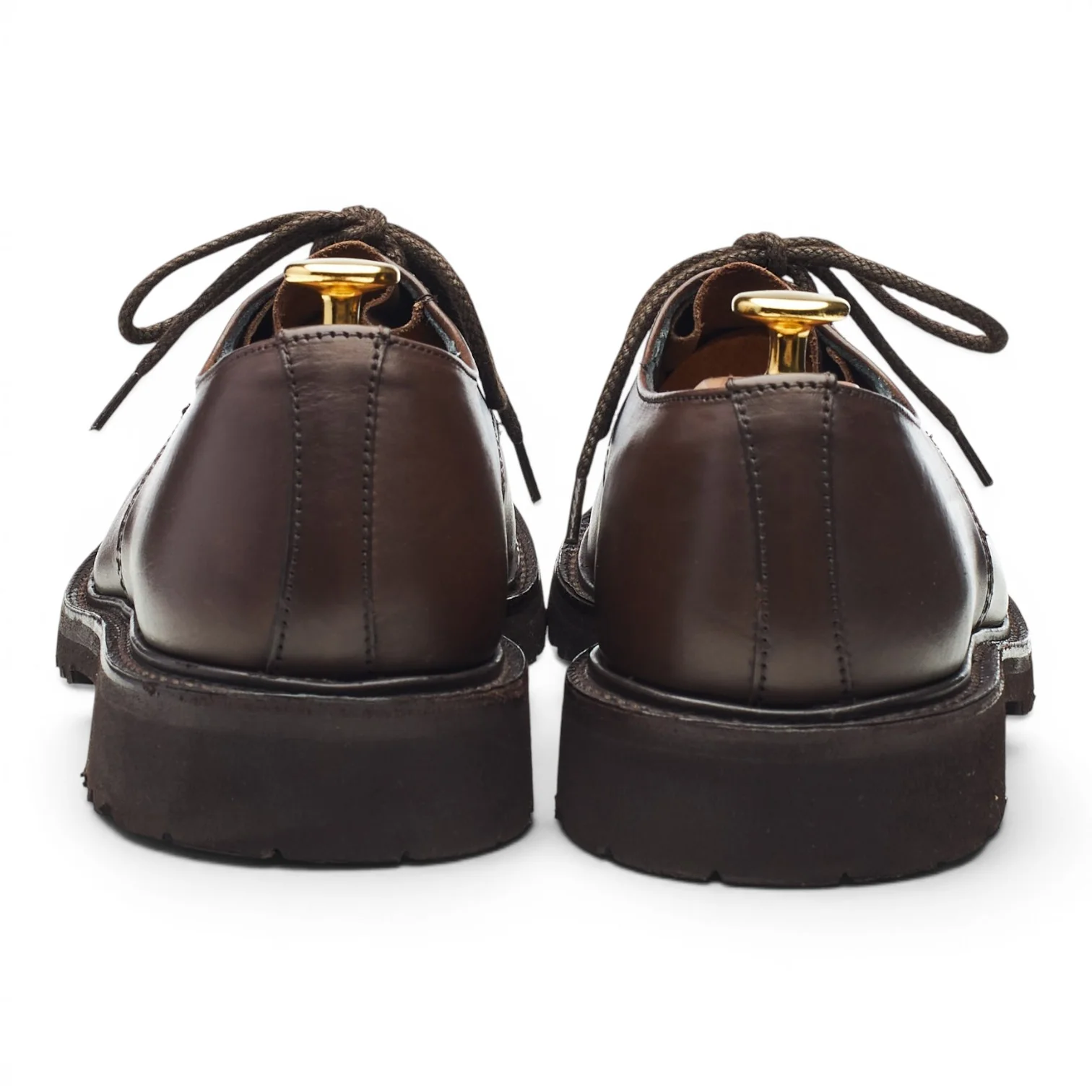 'Kilsby' Dark Brown Leather Split Toe Derby UK 6 - Image 4