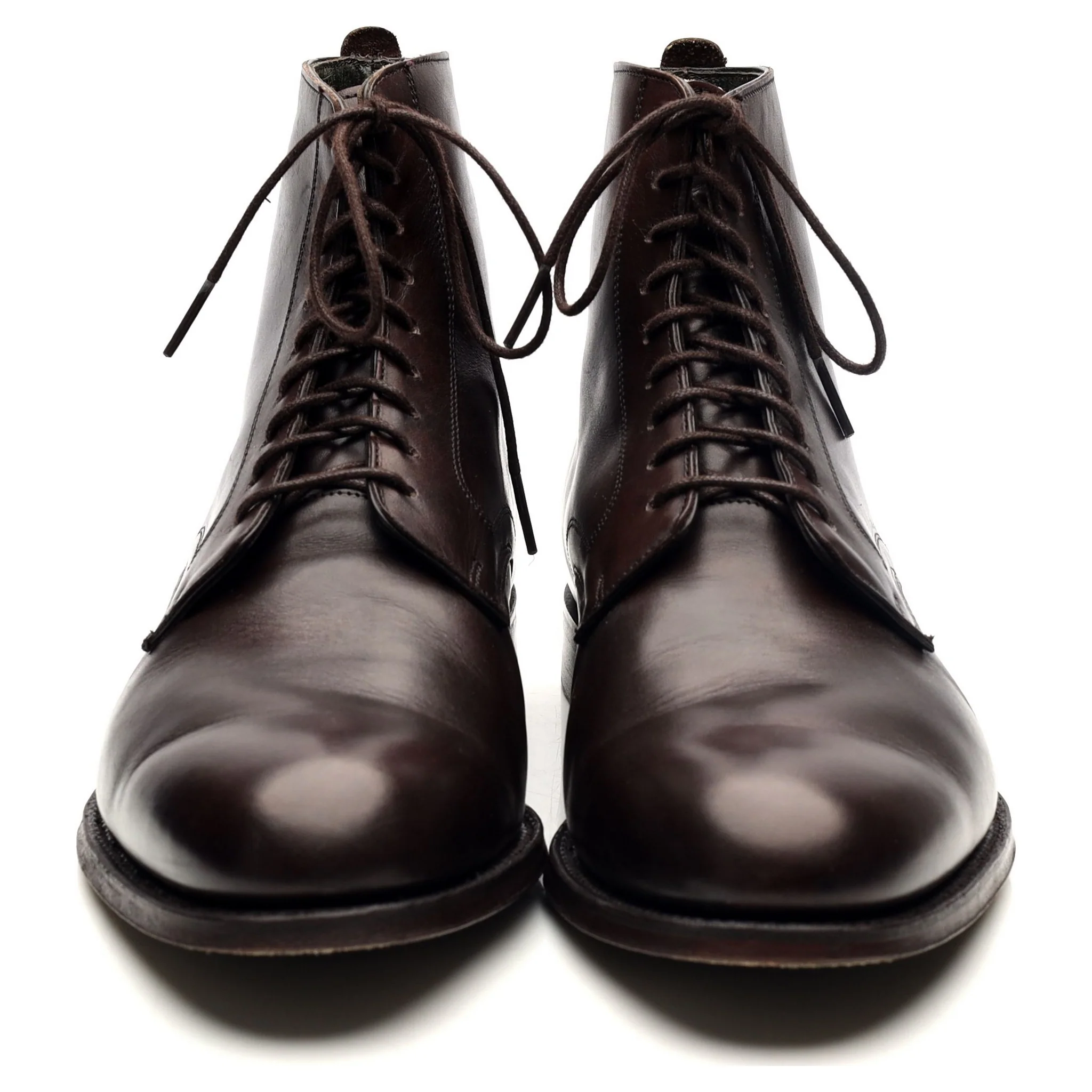 'King' Dark Brown Leather Boots UK 7 F - Image 8