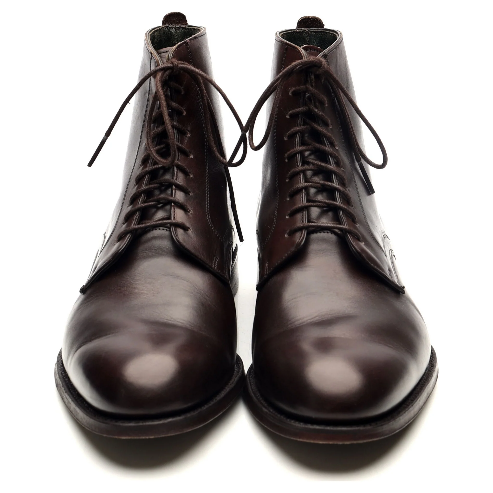 'King' Dark Brown Leather Boots UK 7 F - Image 9