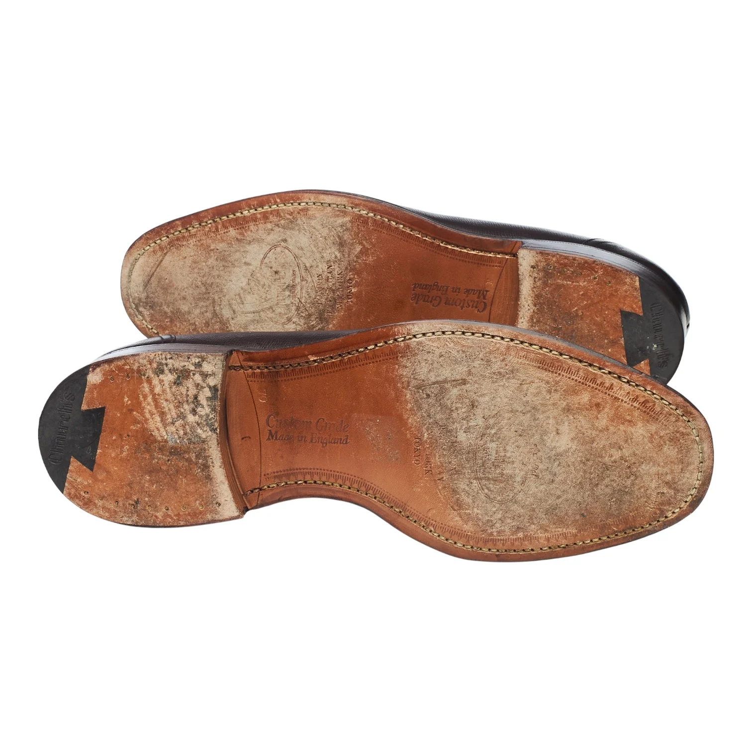'Kingsley 2' Dark Brown Grain Leather Tassel Loafers UK 7 F - Image 5
