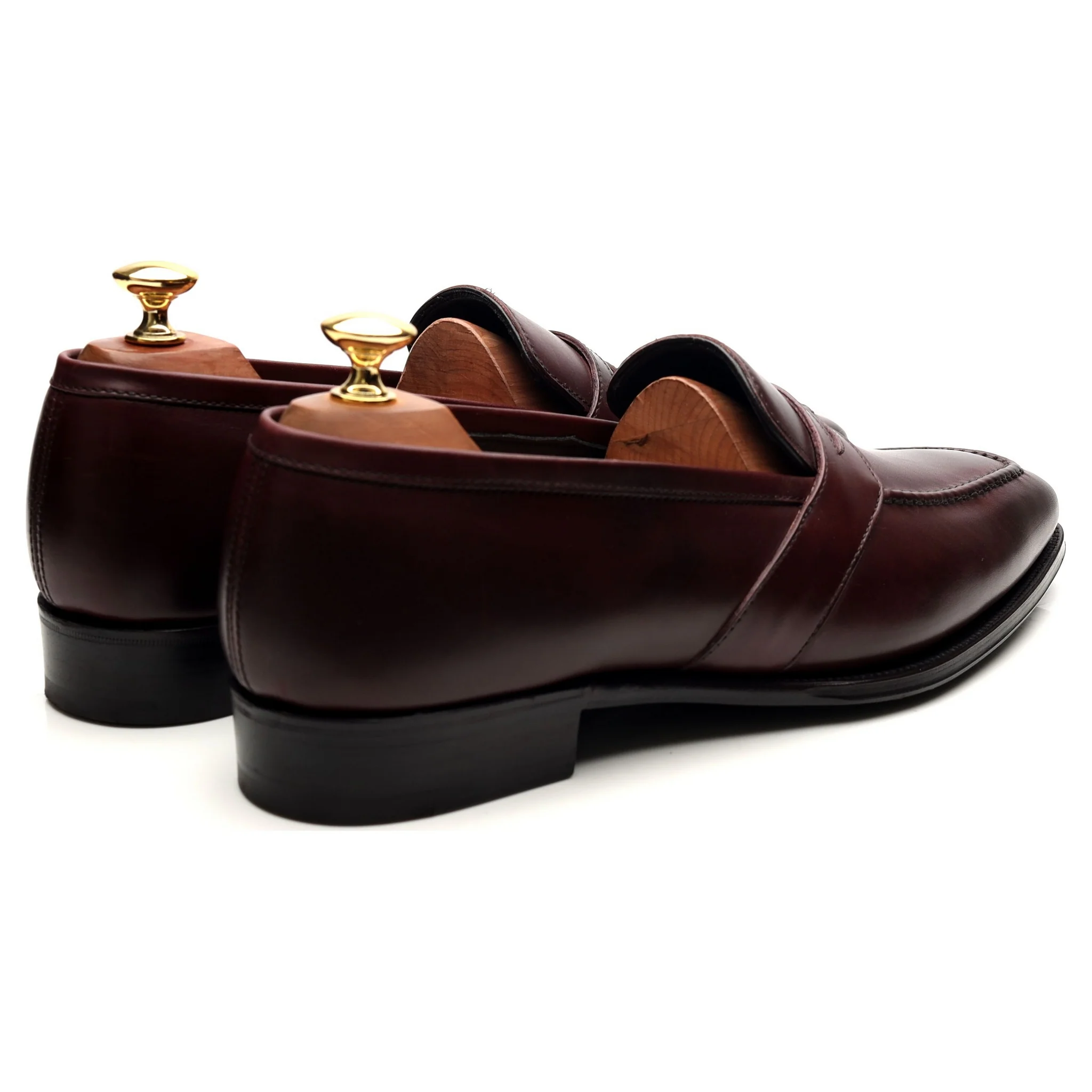 Kingsman Burgundy Apron Loafers UK 9 E - Image 5