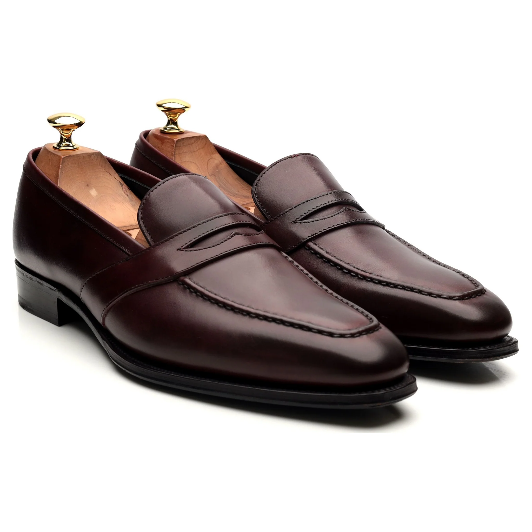 Kingsman Burgundy Apron Loafers UK 9 E - Image 7