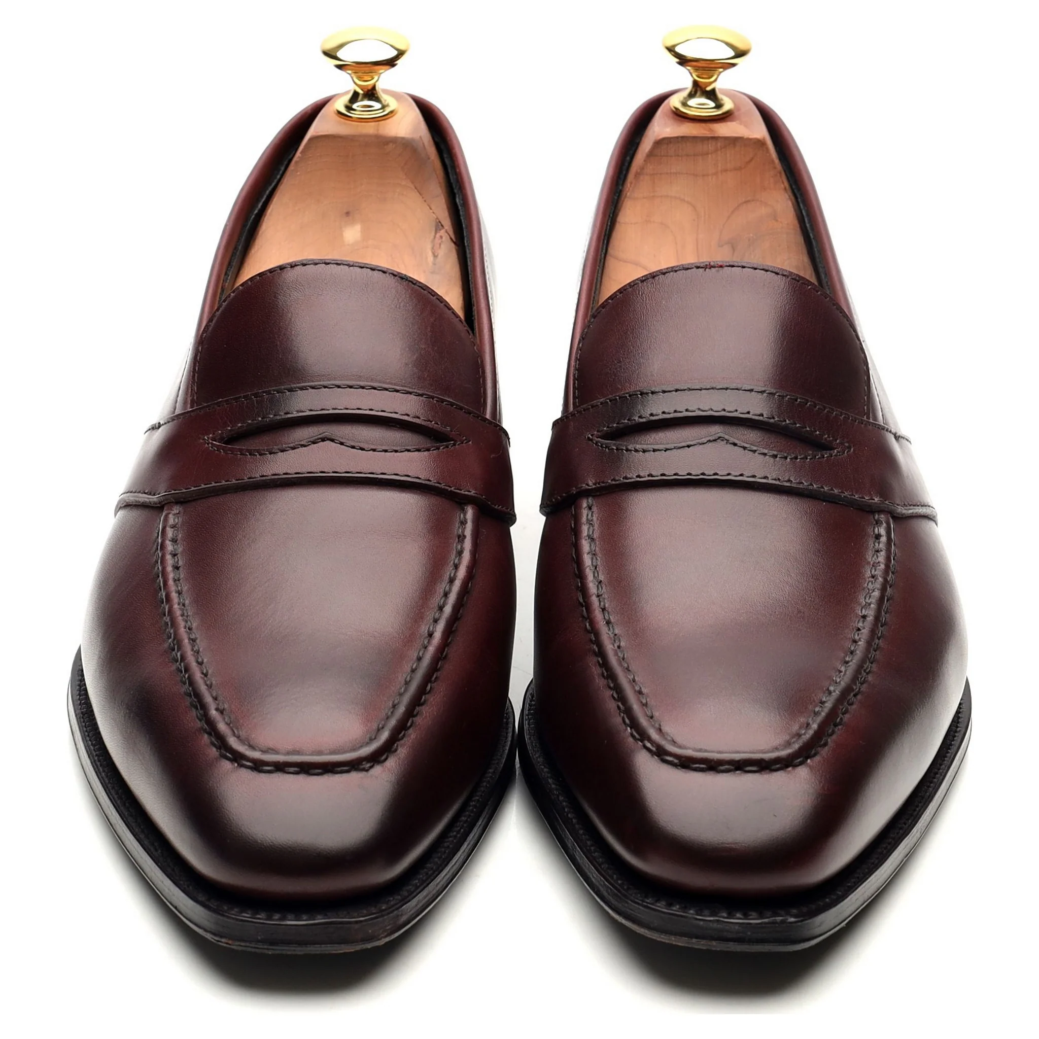 Kingsman Burgundy Apron Loafers UK 9 E - Image 9
