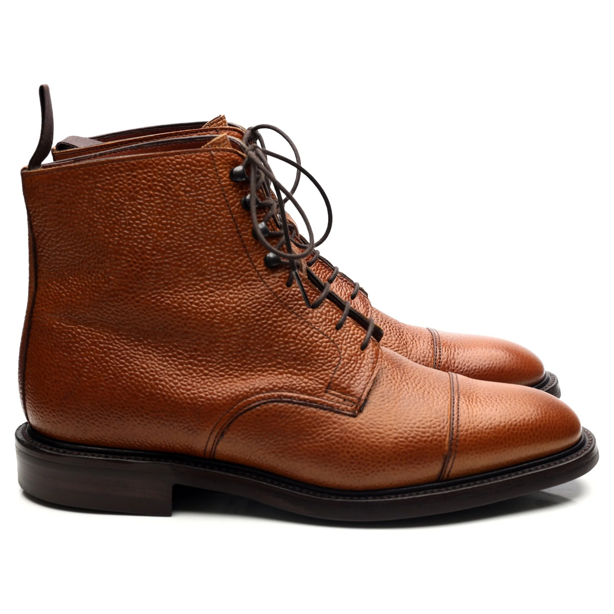 Kingsman 'Taron' Tan Brown Leather Boots UK 8.5 E - Image 6
