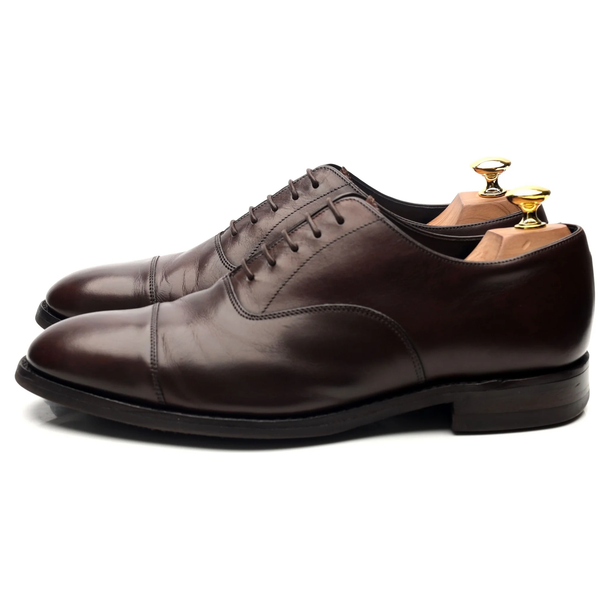 'Knightsbridge' Dark Brown Leather UK 8.5 F - Image 2
