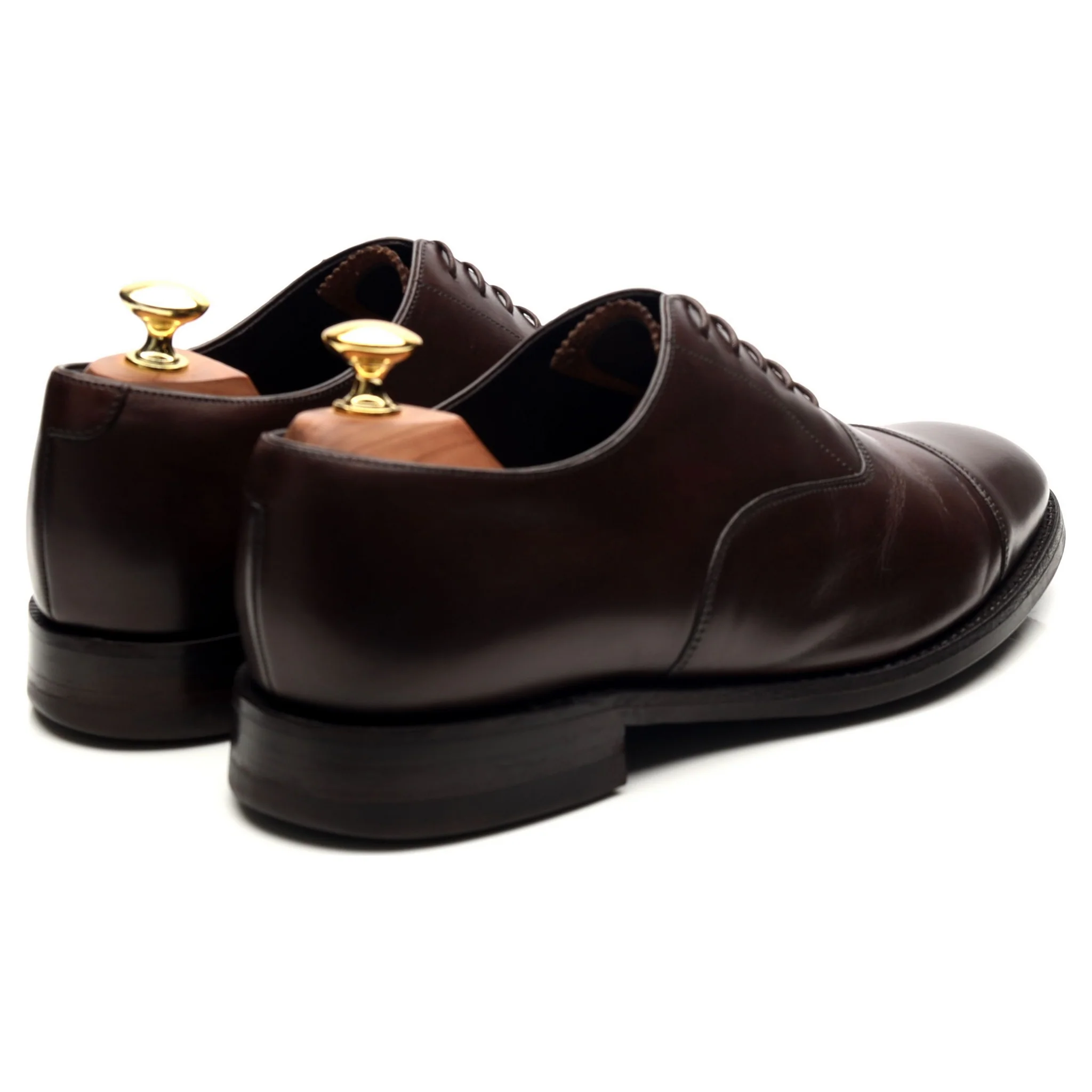 'Knightsbridge' Dark Brown Leather UK 8.5 F - Image 5