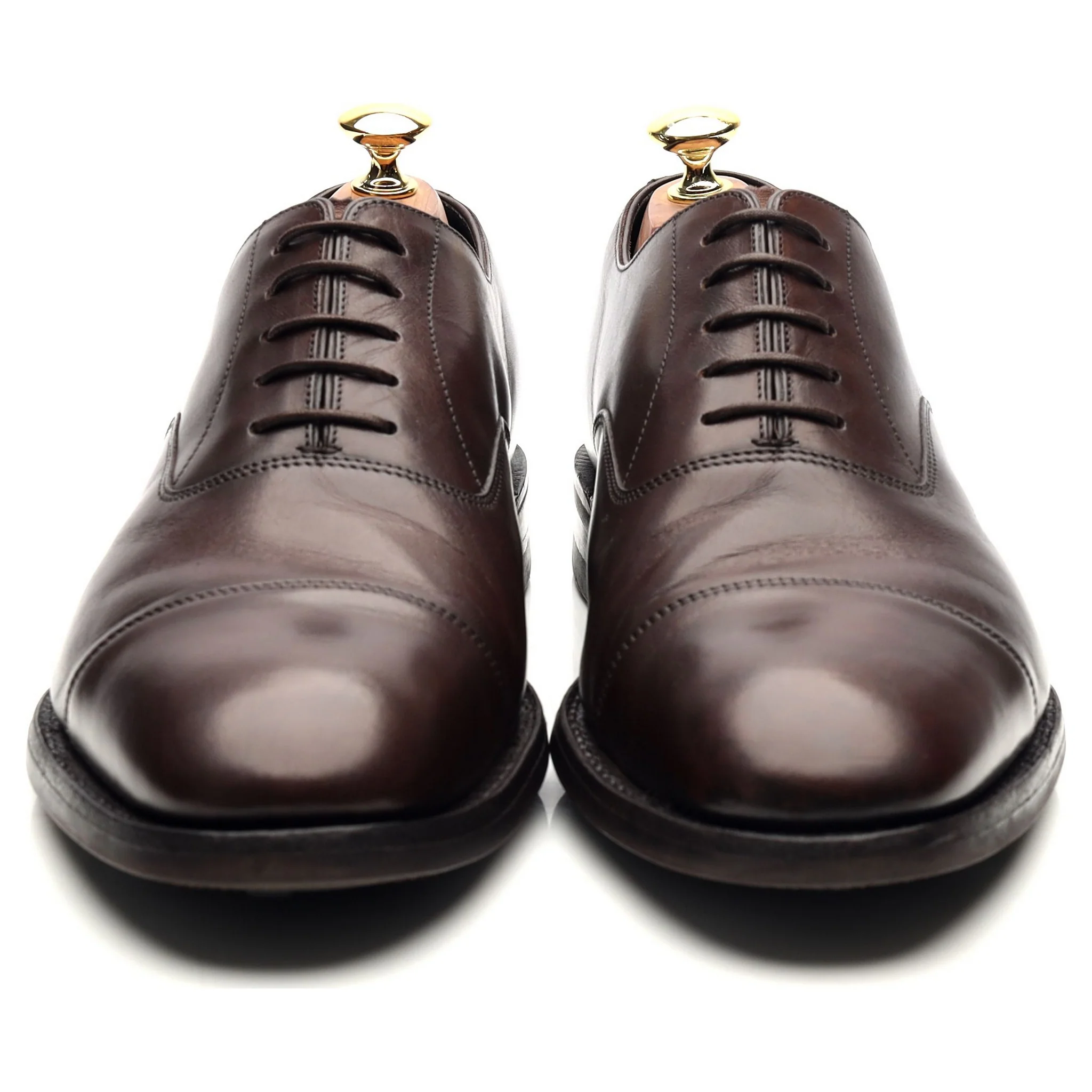 'Knightsbridge' Dark Brown Leather UK 8.5 F - Image 8