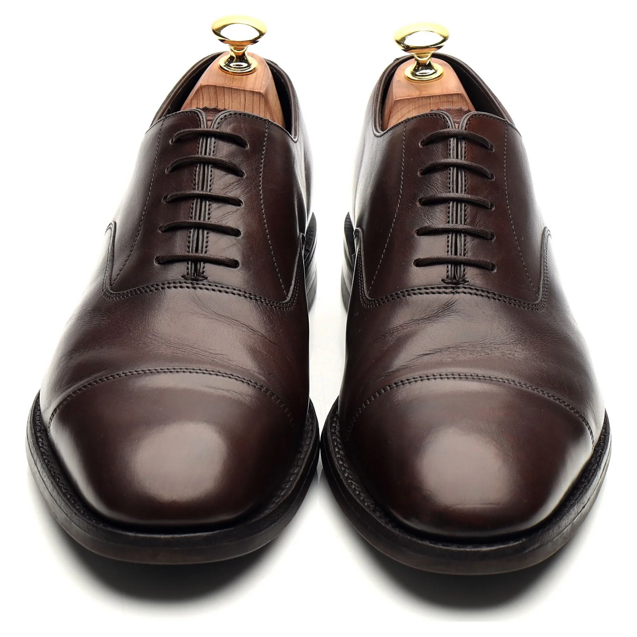'Knightsbridge' Dark Brown Leather UK 8.5 F - Image 9