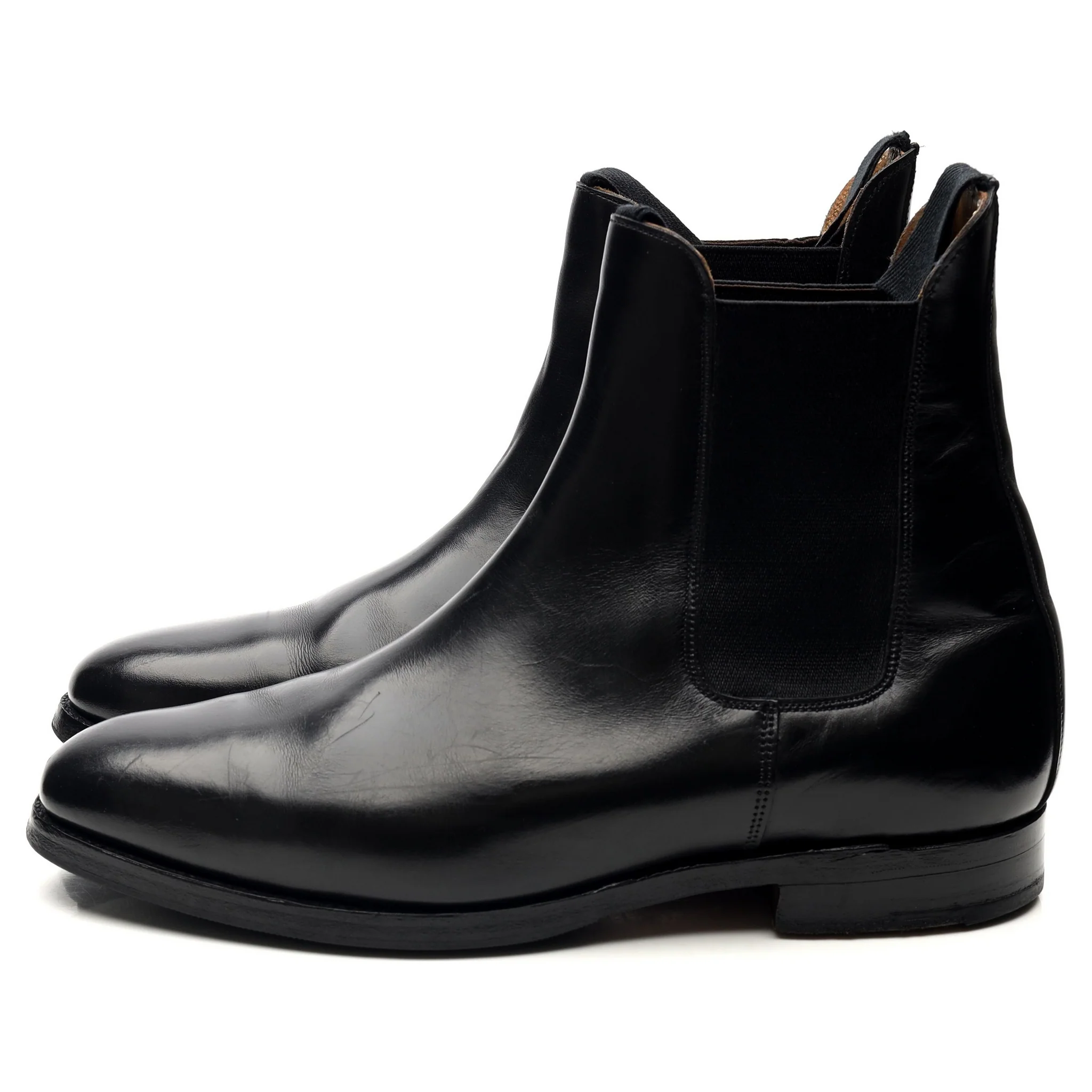 'Lambourn' Black Leather Chelsea Boots UK 9 - Image 2
