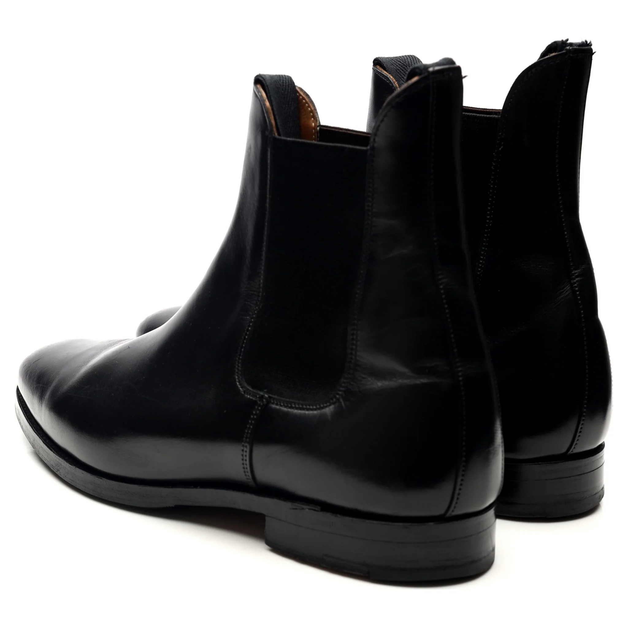 'Lambourn' Black Leather Chelsea Boots UK 9 - Image 3