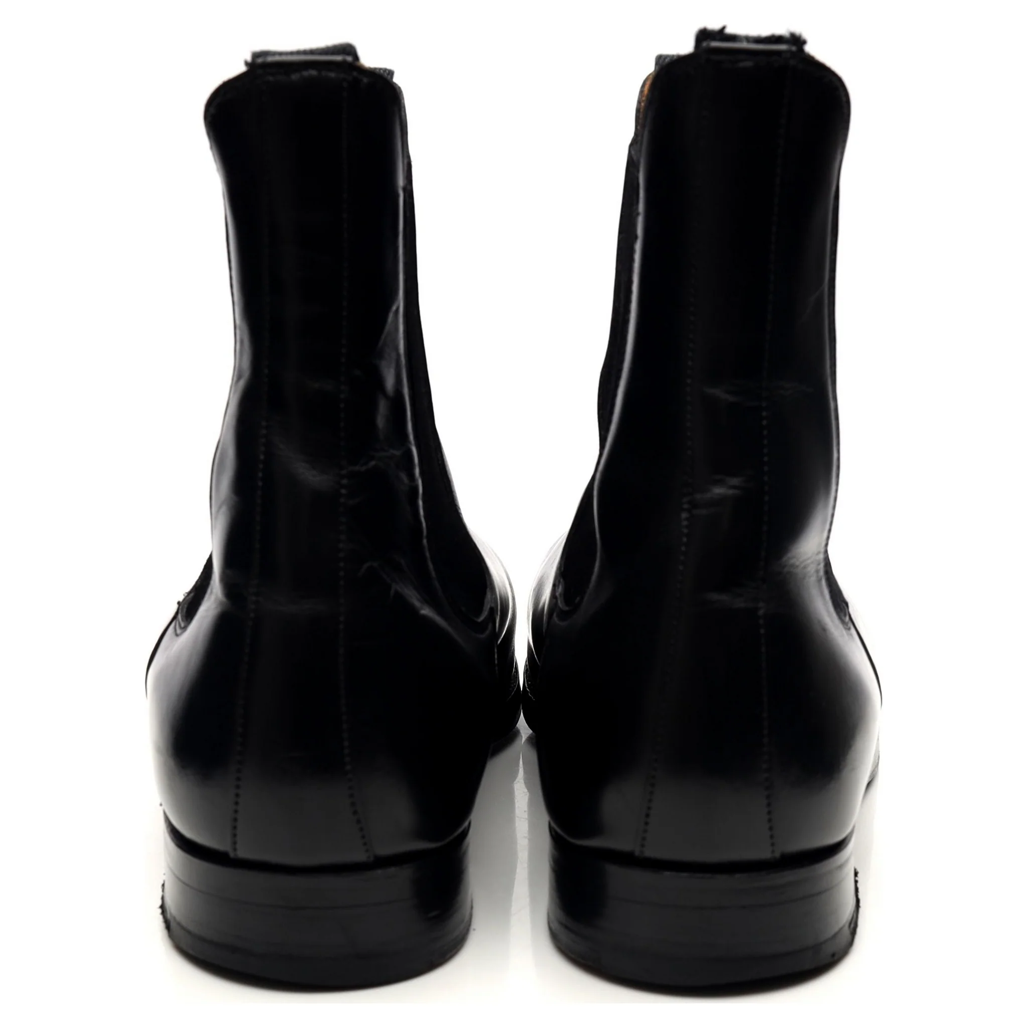 'Lambourn' Black Leather Chelsea Boots UK 9 - Image 4