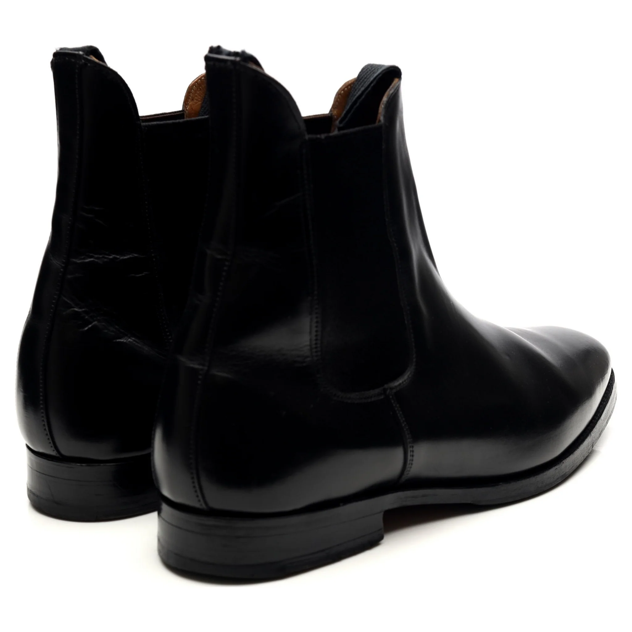 'Lambourn' Black Leather Chelsea Boots UK 9 - Image 5