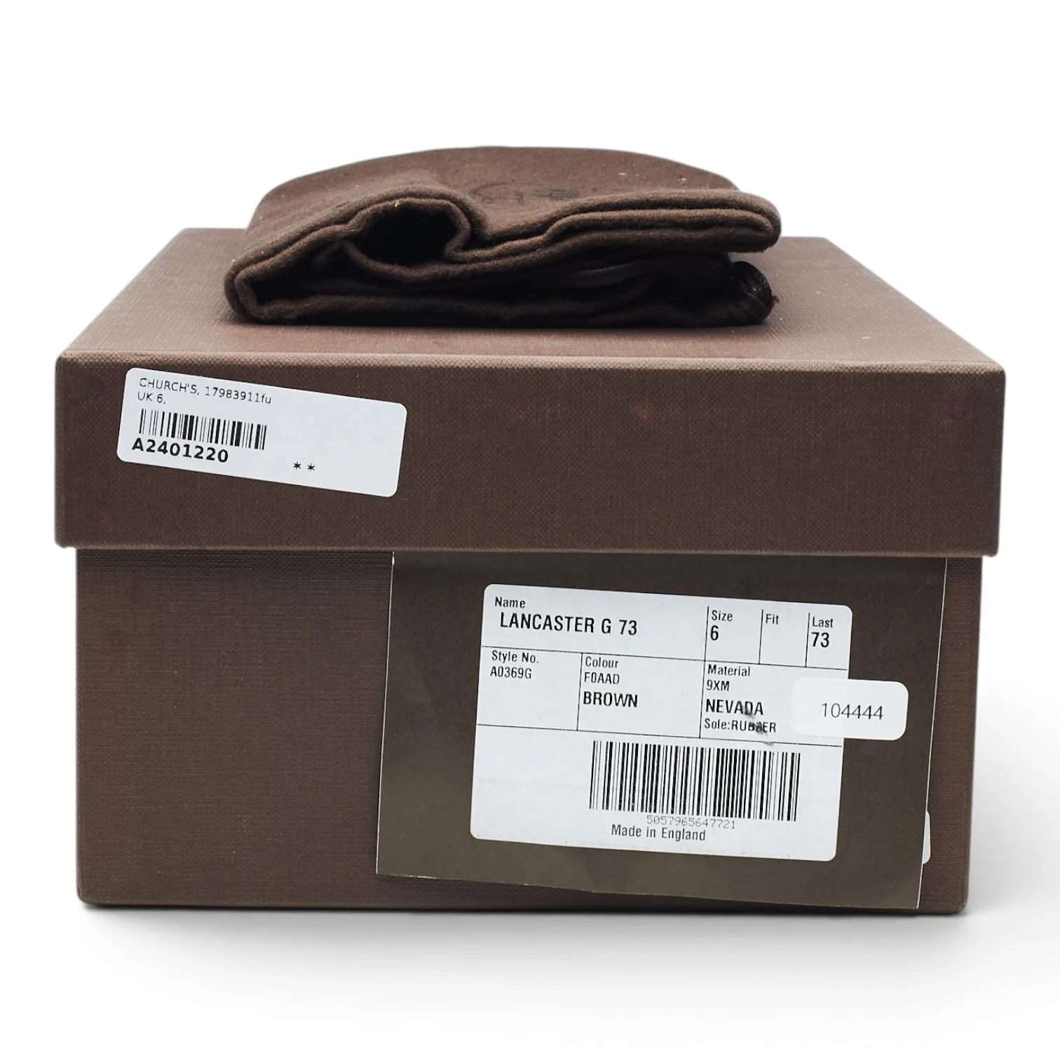 'Lancaster' Brown Leather Oxford UK 6 G - Image 8
