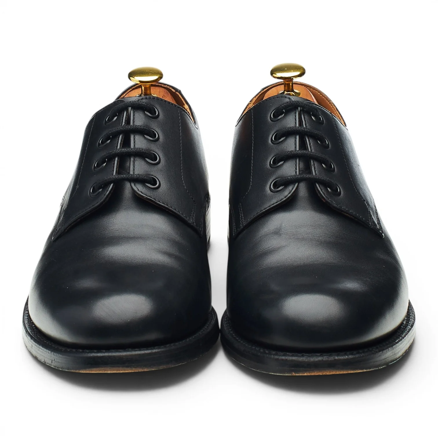 'Landon' Black Leather Derby UK 9 G - Image 2