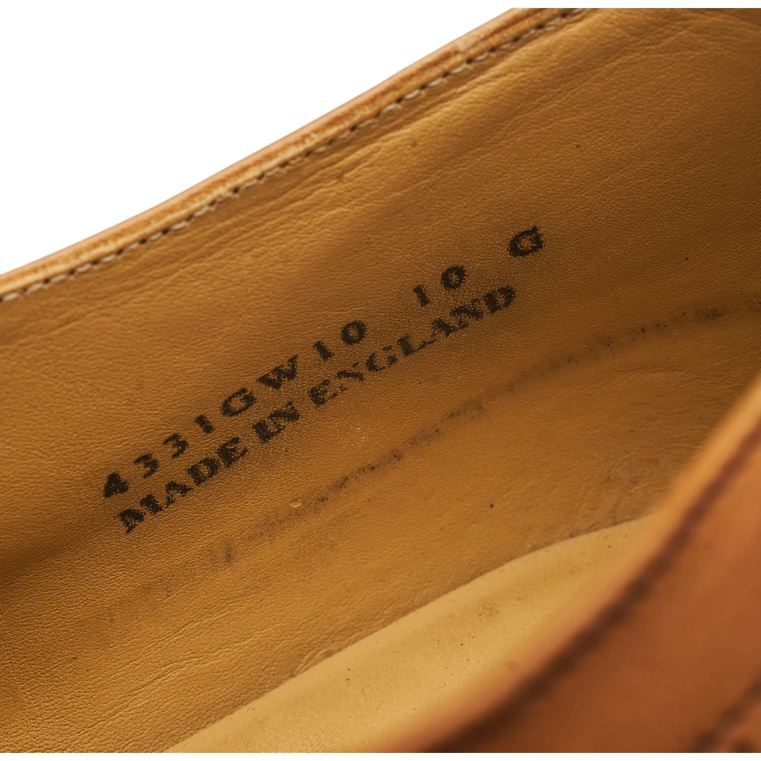 'Larry' Tan Brown Leather Derby Brogues UK 10 G - Image 7