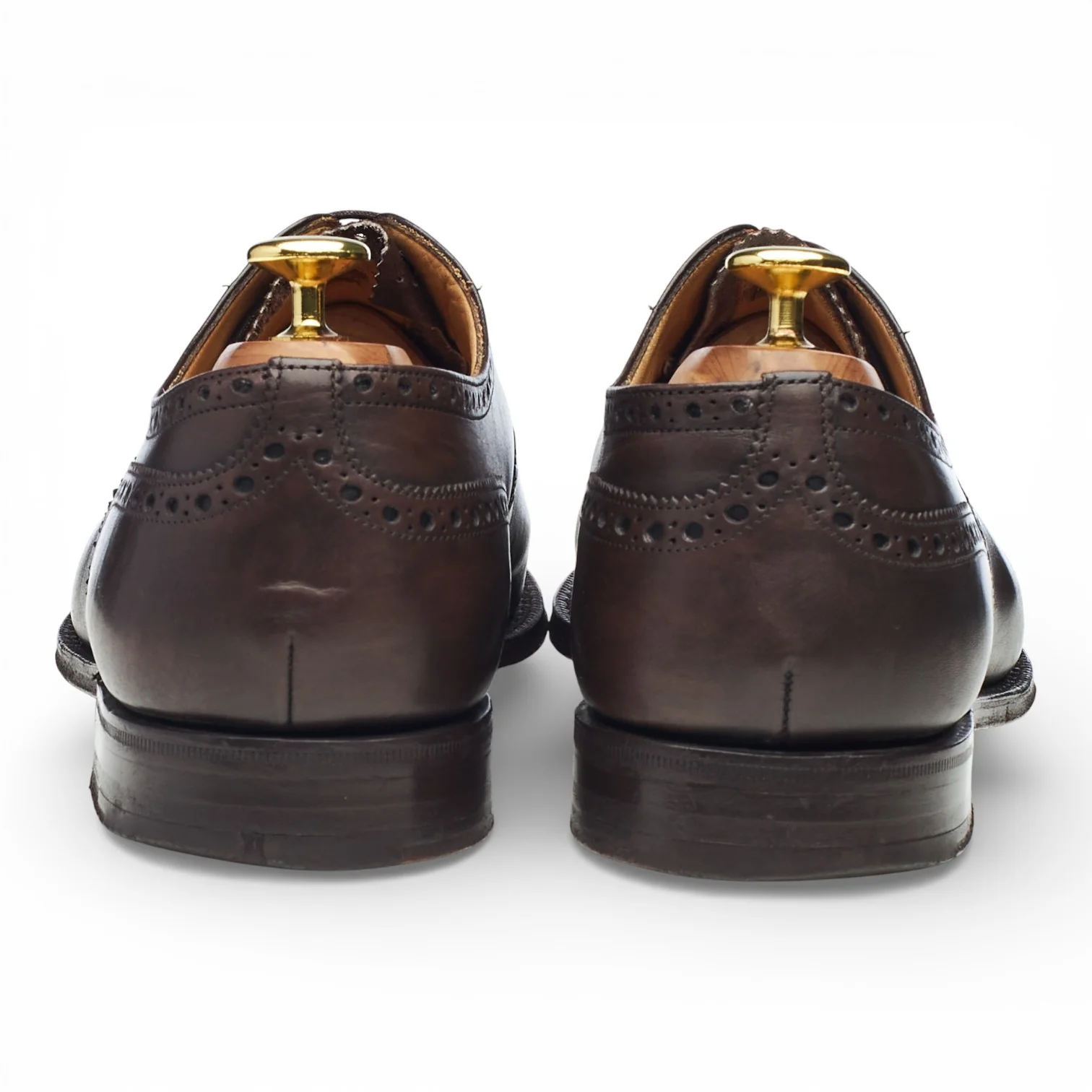 'Lavant' Dark Brown Leather Oxford Brogues UK 8.5 F - Image 4