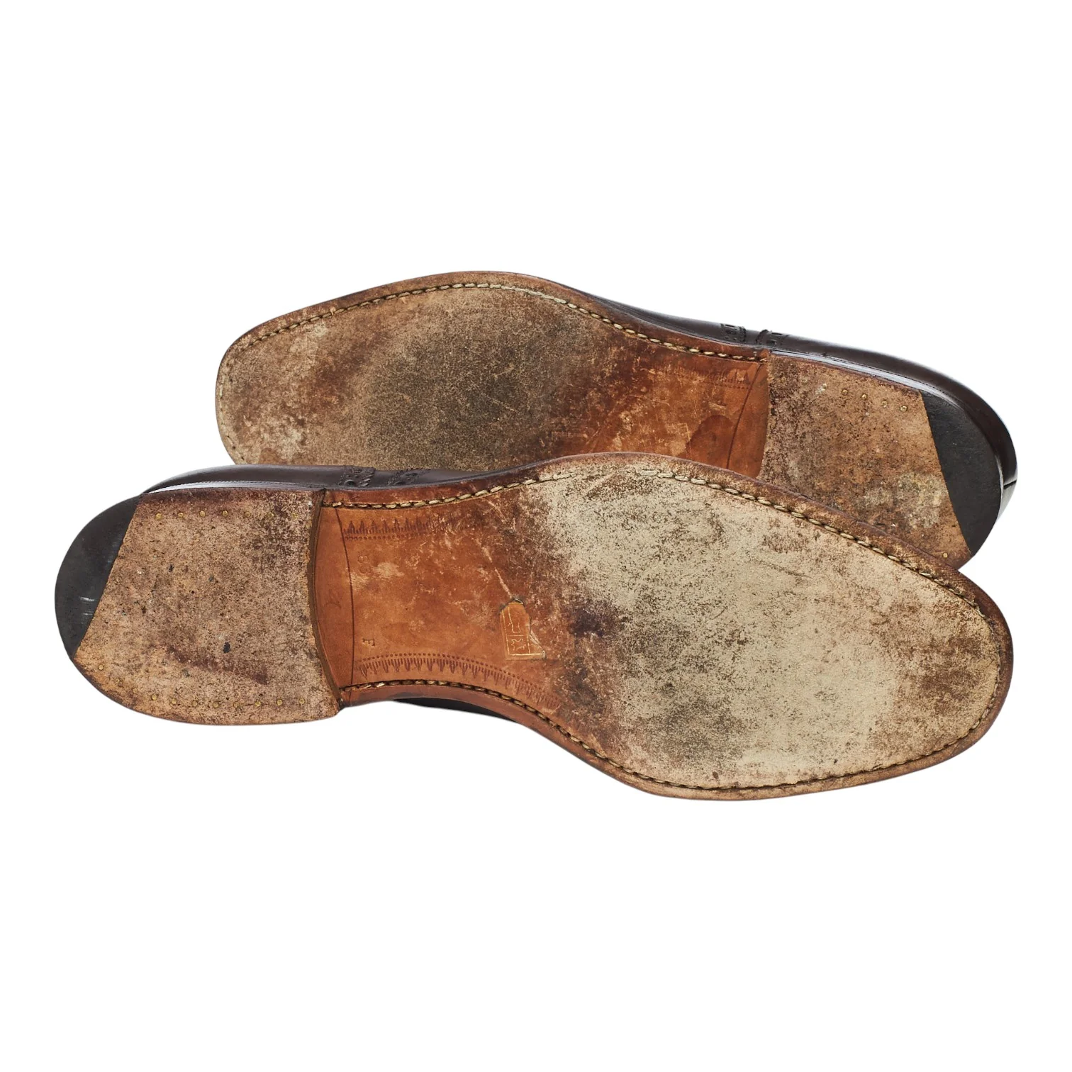 'Lavant' Dark Brown Leather Oxford Brogues UK 8.5 F - Image 5