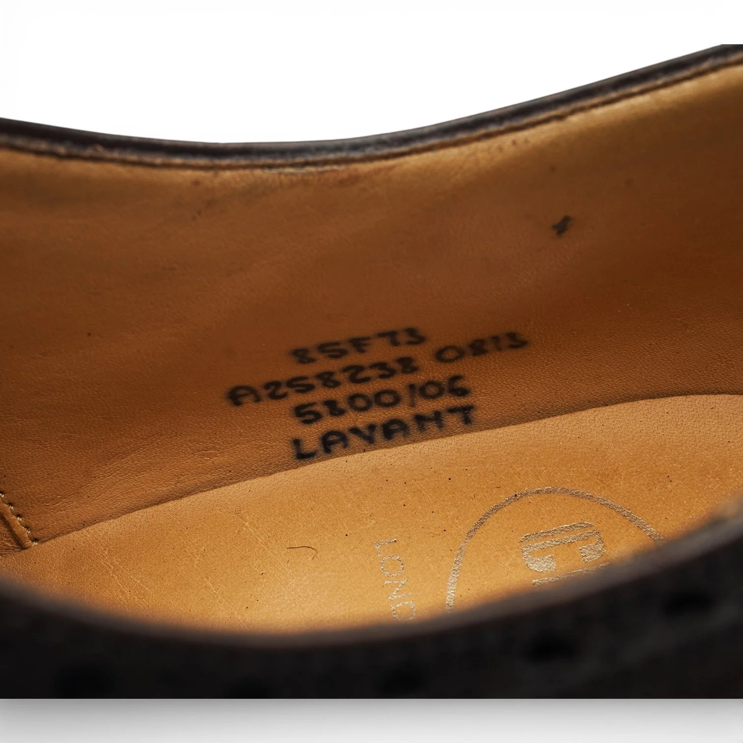 'Lavant' Dark Brown Leather Oxford Brogues UK 8.5 F - Image 7