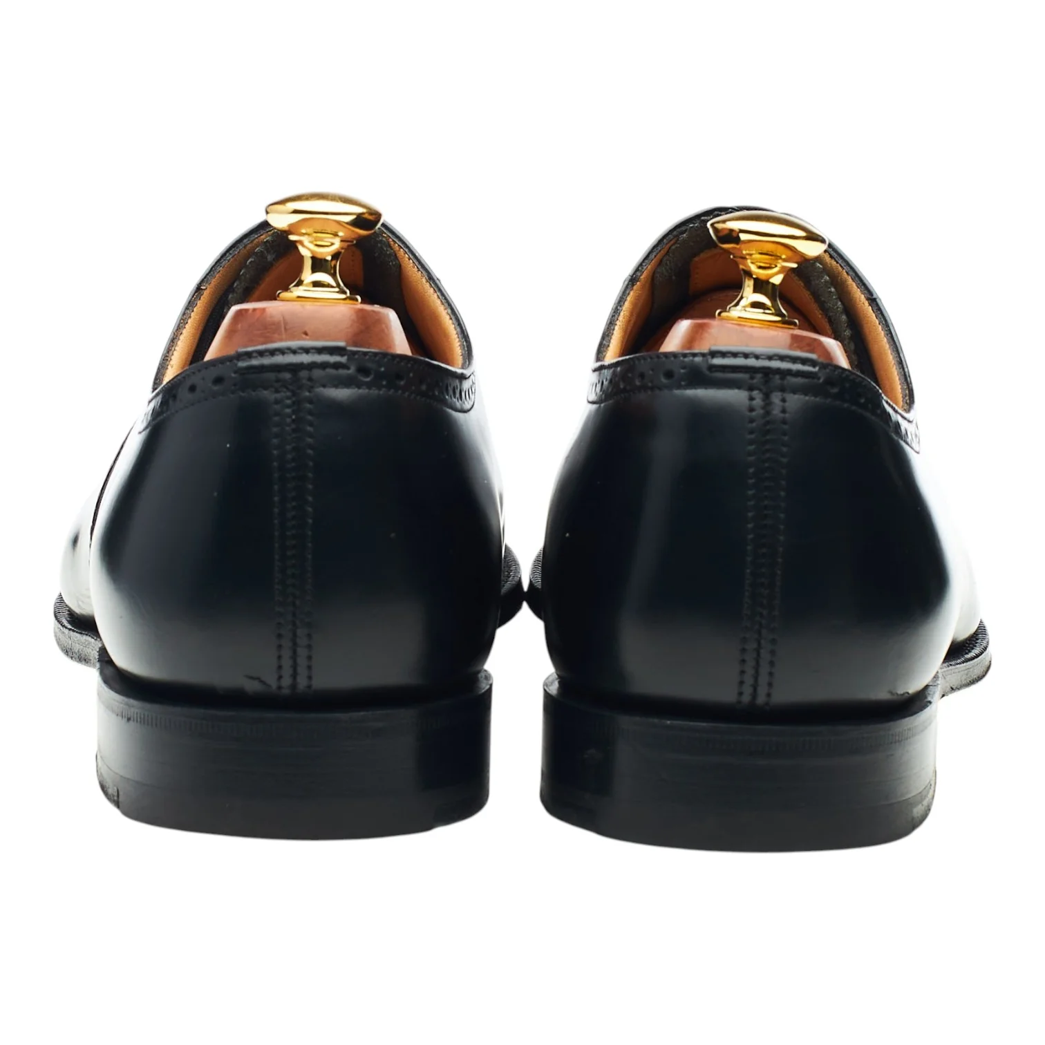 'Legate' Black Leather Oxford Brogues UK 9.5 G - Image 4