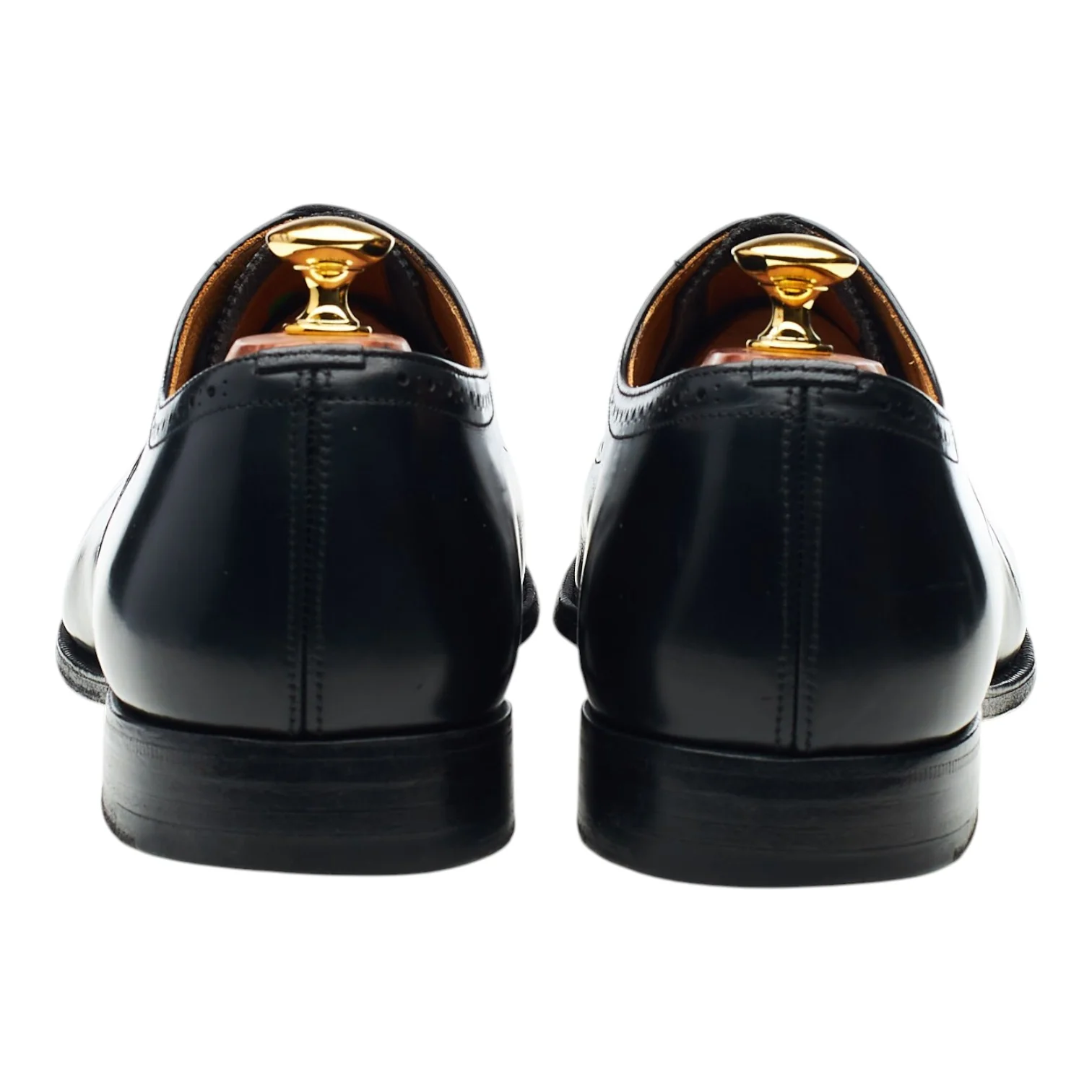 'Legate' Black Leather Oxford UK 10.5 F - Image 4