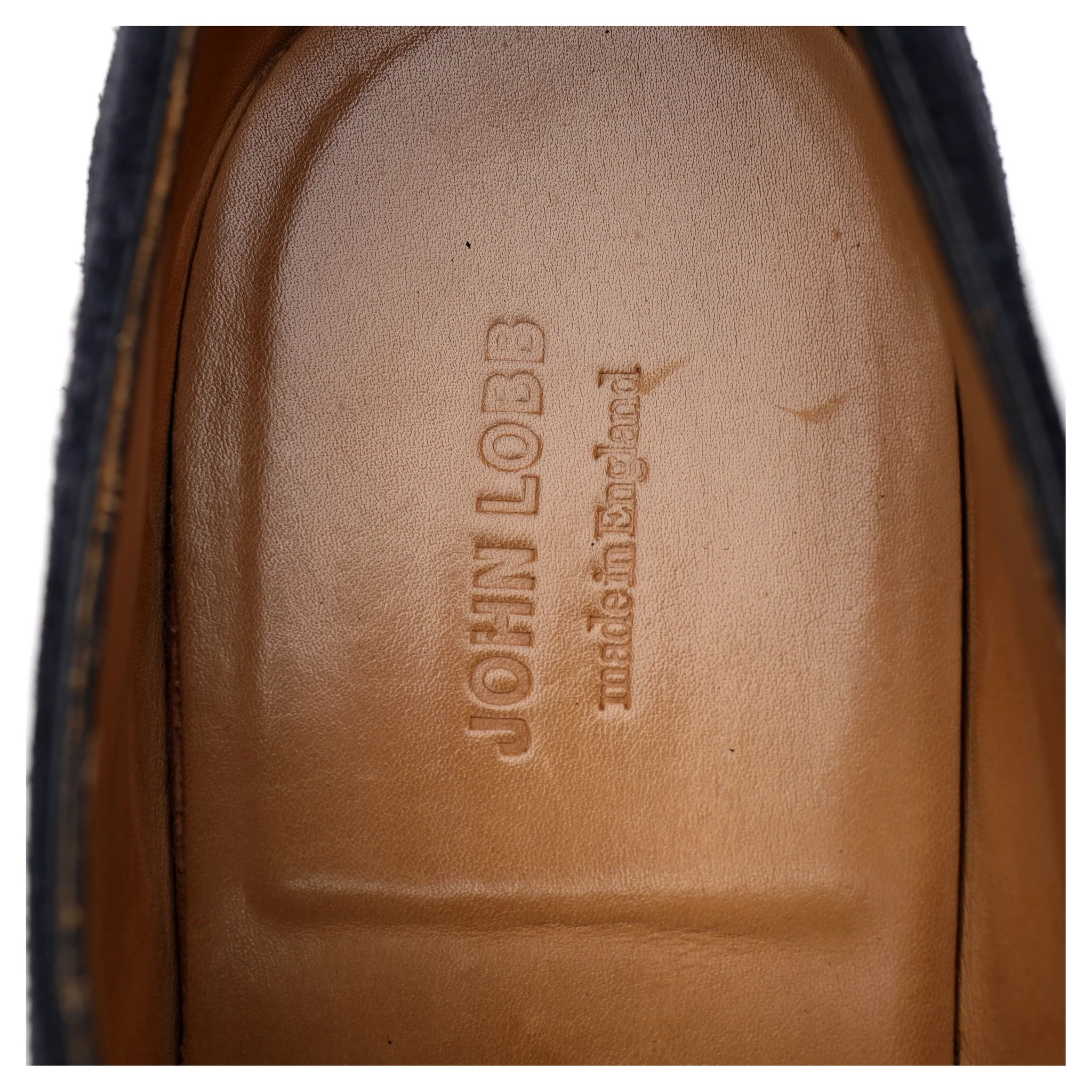 'Leith' Navy Blue Suede Derby UK 7.5 E - Image 6