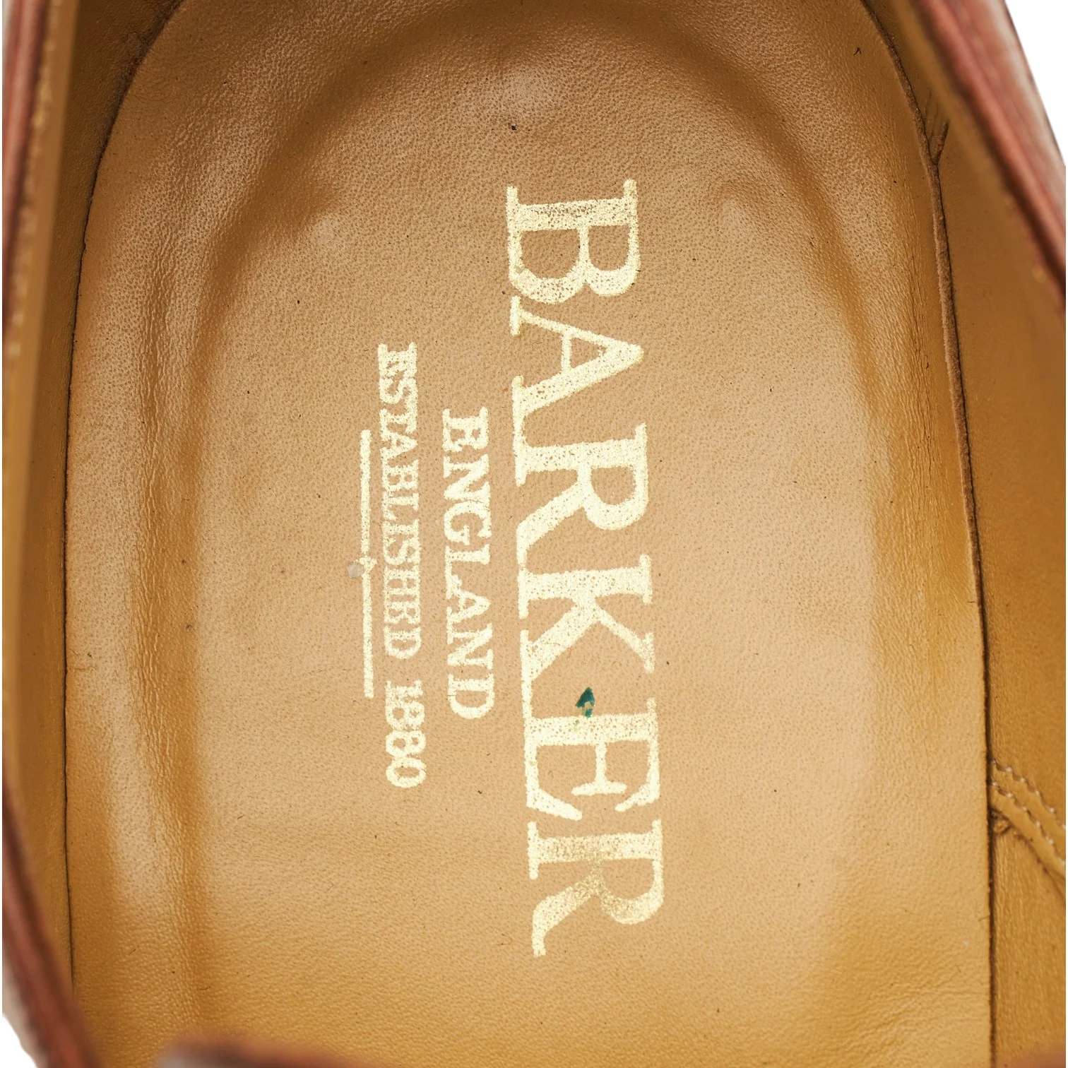 'Leo' Tan Brown Leather Derby Brogues UK 10 G - Image 6