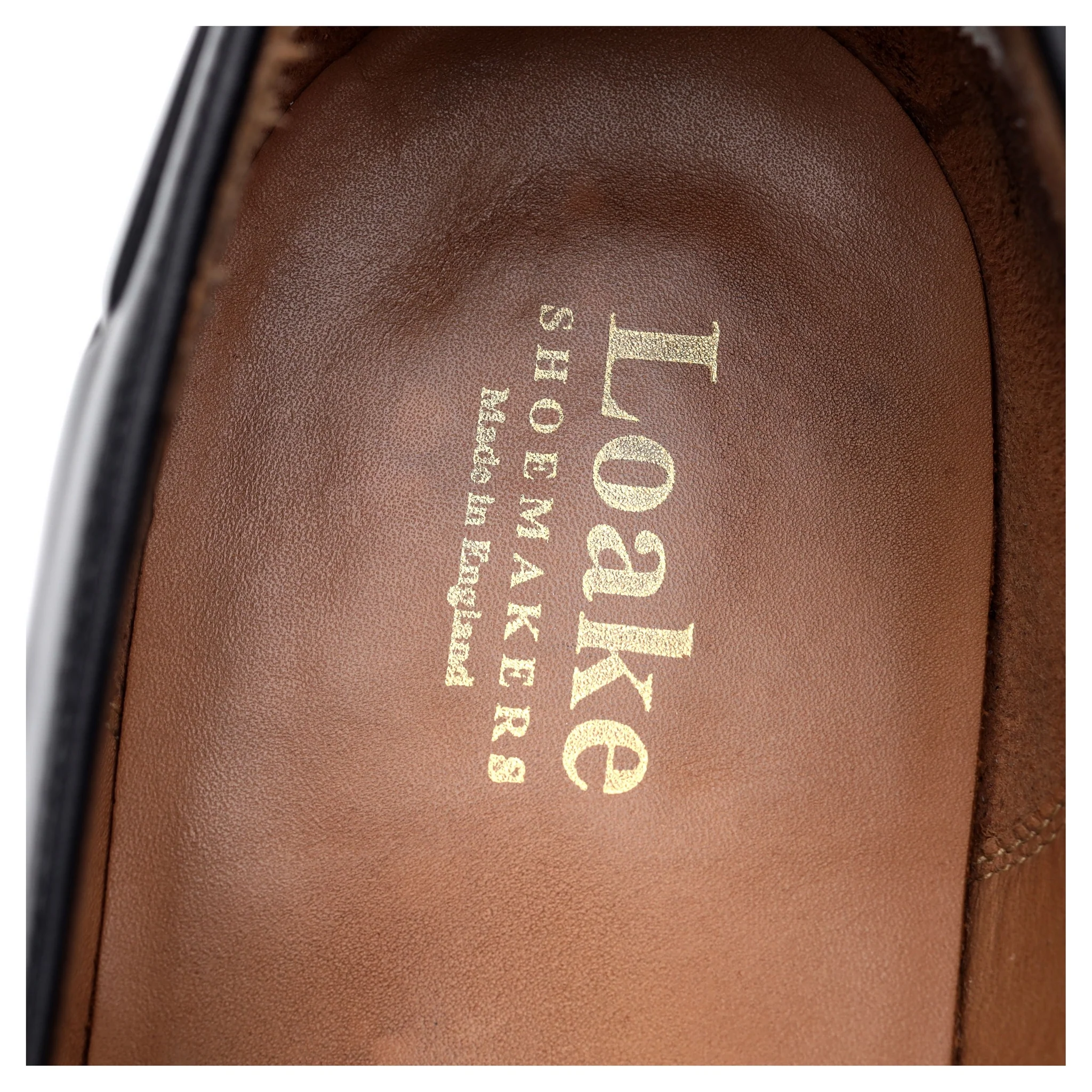 'Lincoln' Black Leather Tassel Loafers UK 12 F - Image 13