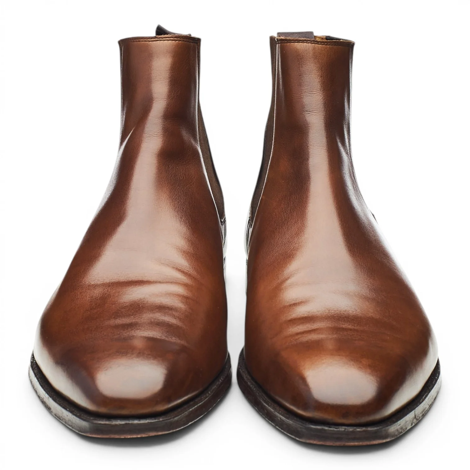 'Lingfield' Dark Brown Leather Chelsea Boots UK 11 E - Image 2