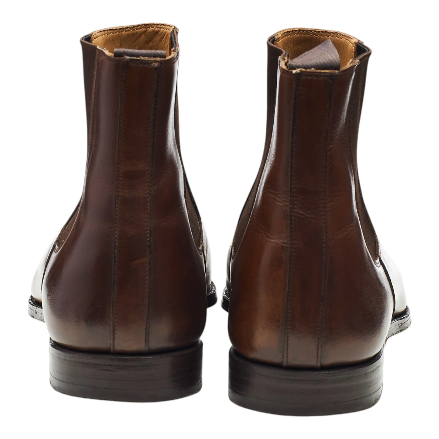 'Lingfield' Dark Brown Leather Chelsea Boots UK 11 E - Image 4