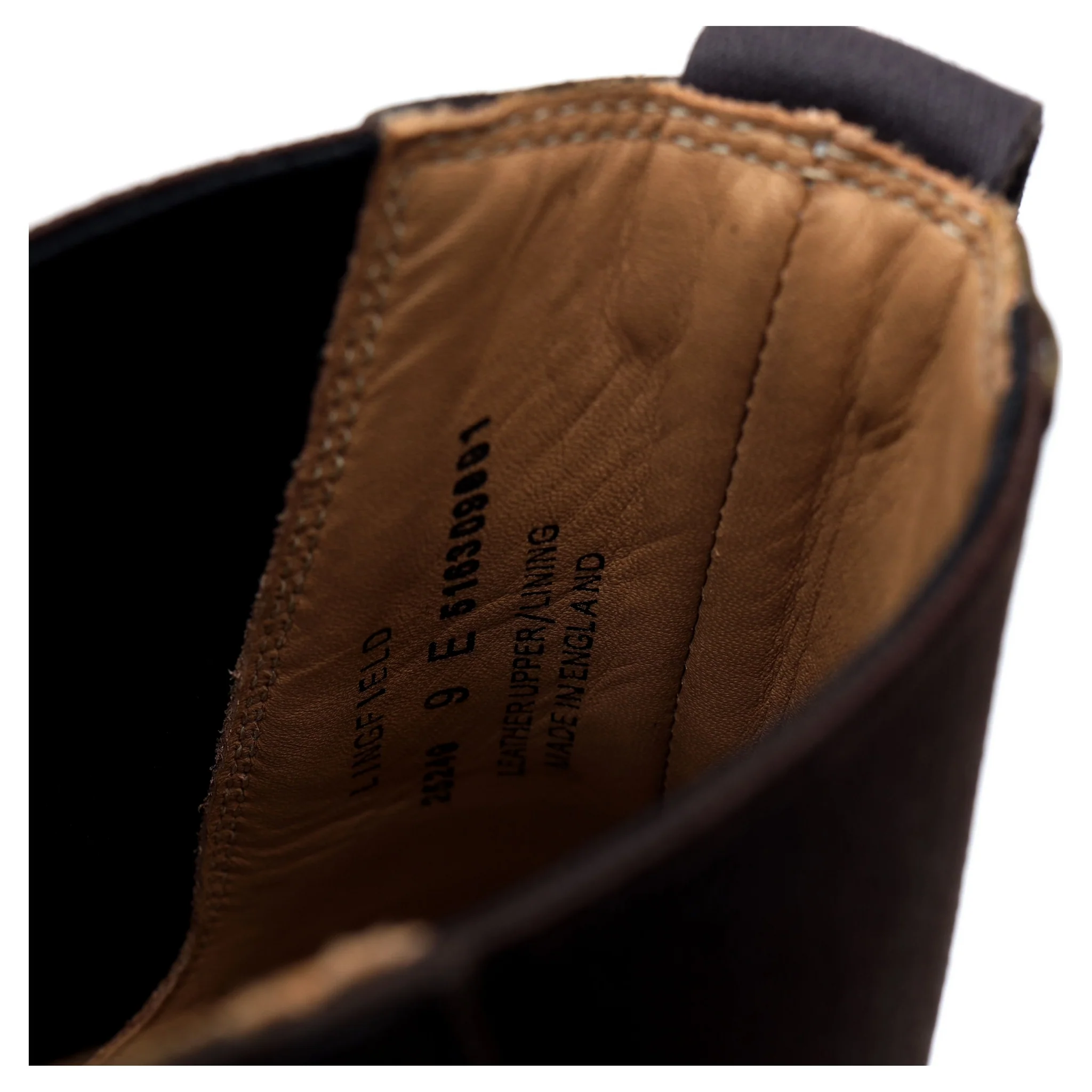 'Lingfield' Dark Brown Leather Chelsea Boots UK 9 E - Image 13