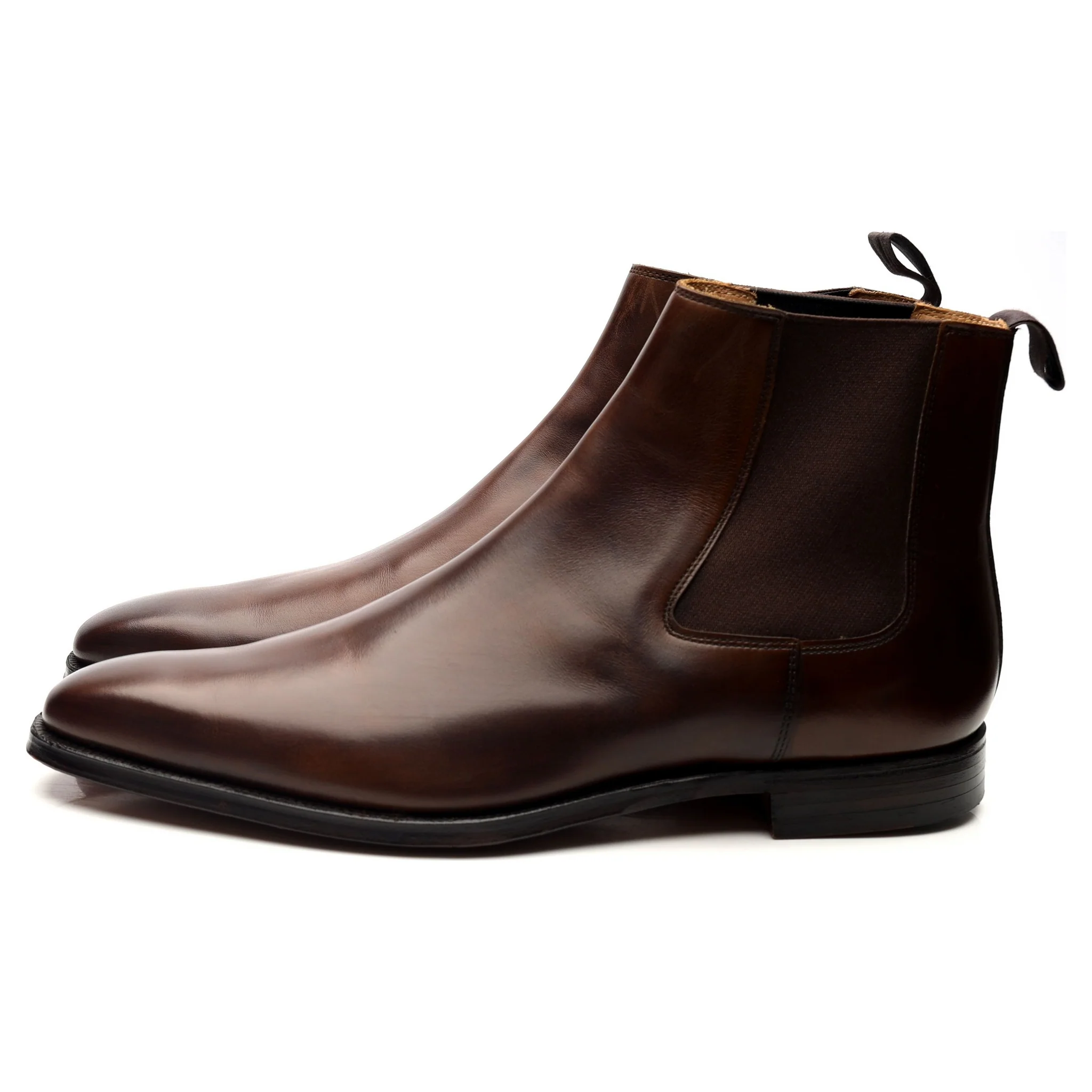 'Lingfield' Dark Brown Leather Chelsea Boots UK 9 E - Image 2