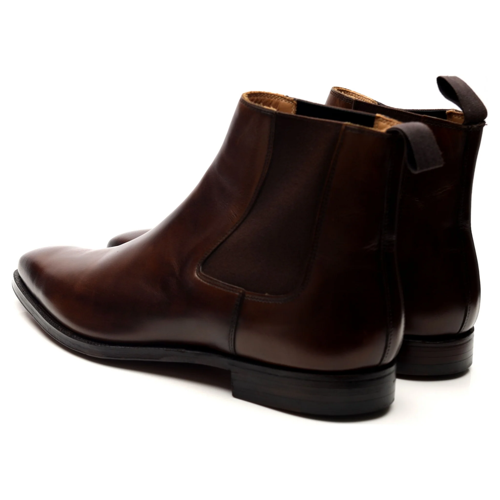 'Lingfield' Dark Brown Leather Chelsea Boots UK 9 E - Image 3